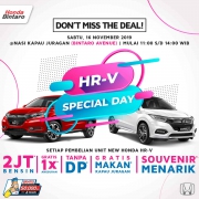 HR-V Special Day Week 16 November 2019