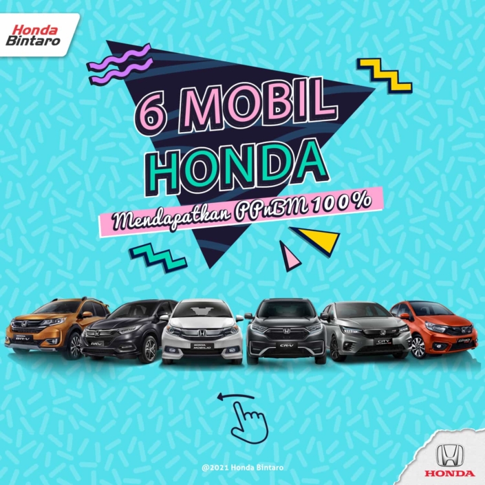 6 Model Honda yang mendapatkan keringanan PPnBM