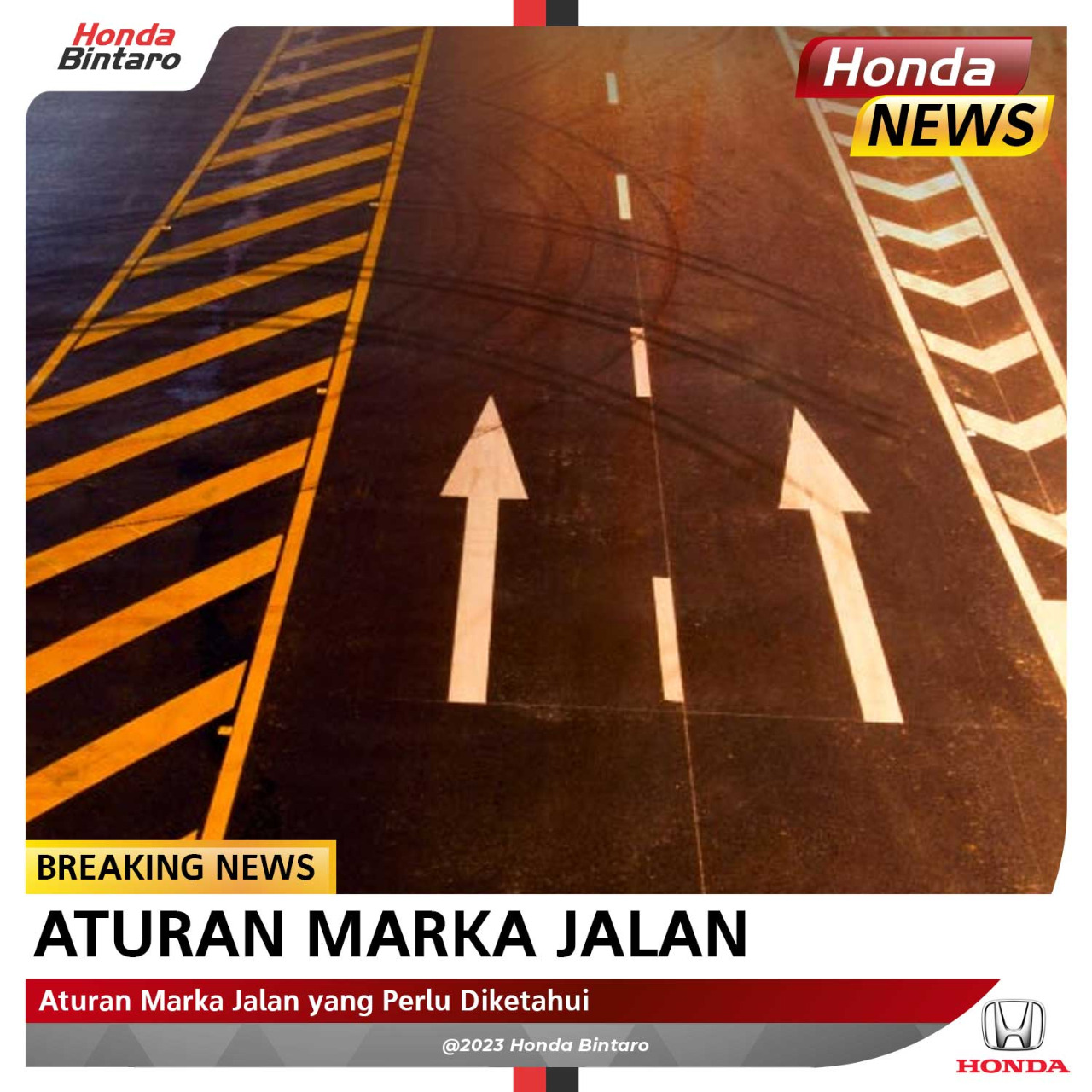 Aturan Marka Jalan yang Perlu Diketahui