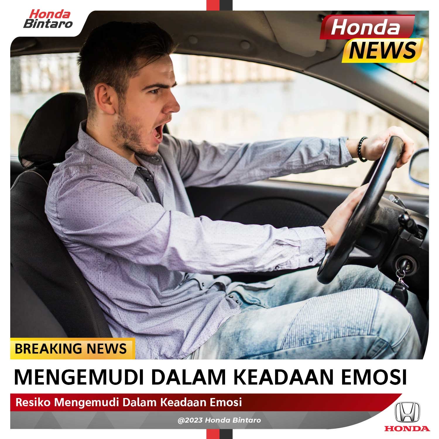 Risiko Mengemudi Dalam Keadaan Emosi