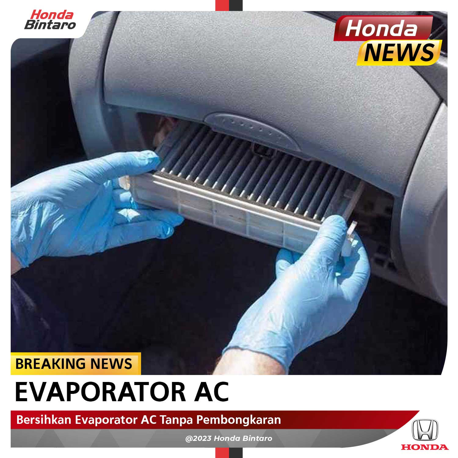 Bersihkan Evaporator AC tanpa Pembongkaran