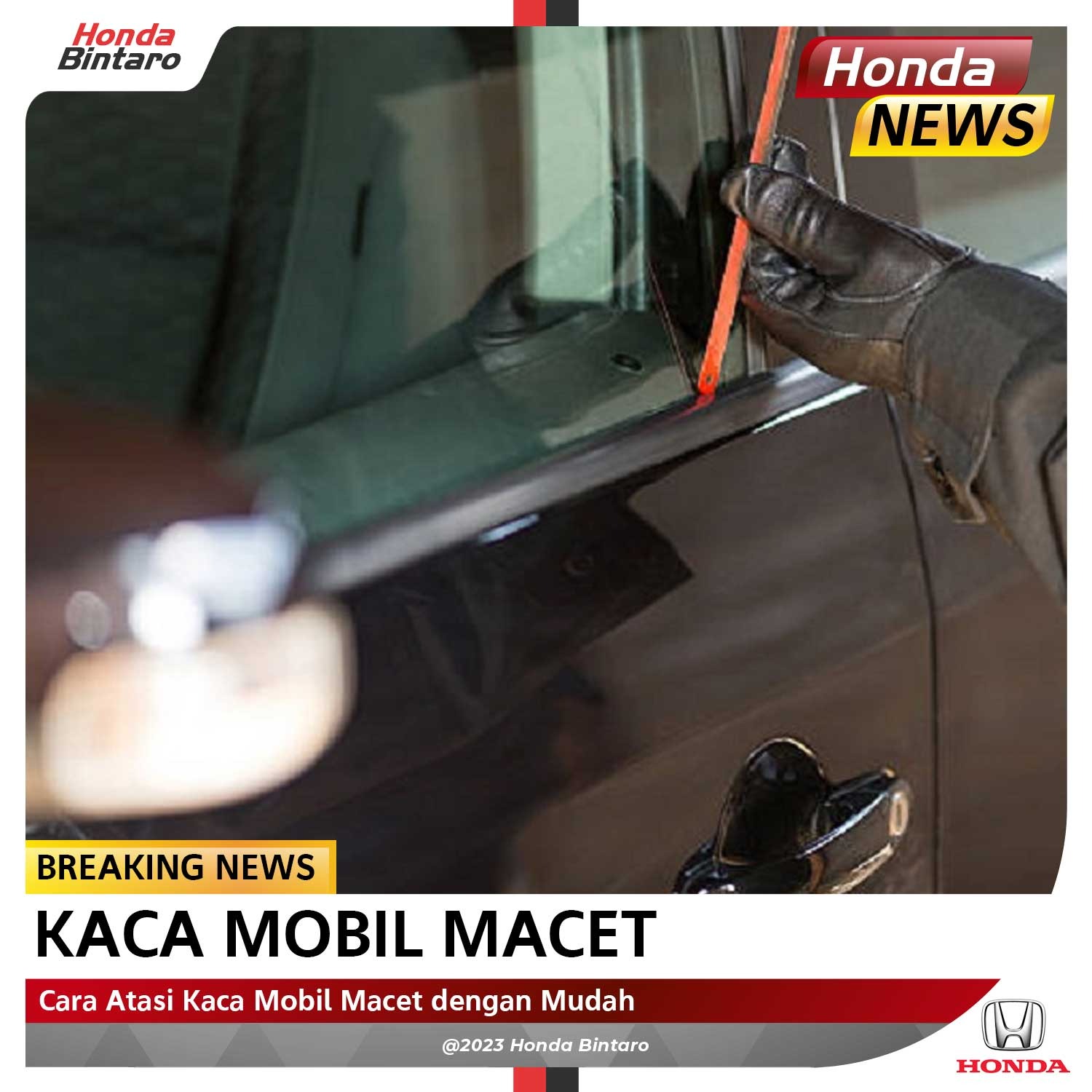 Cara Atasi Kaca Mobil Macet dengan Mudah