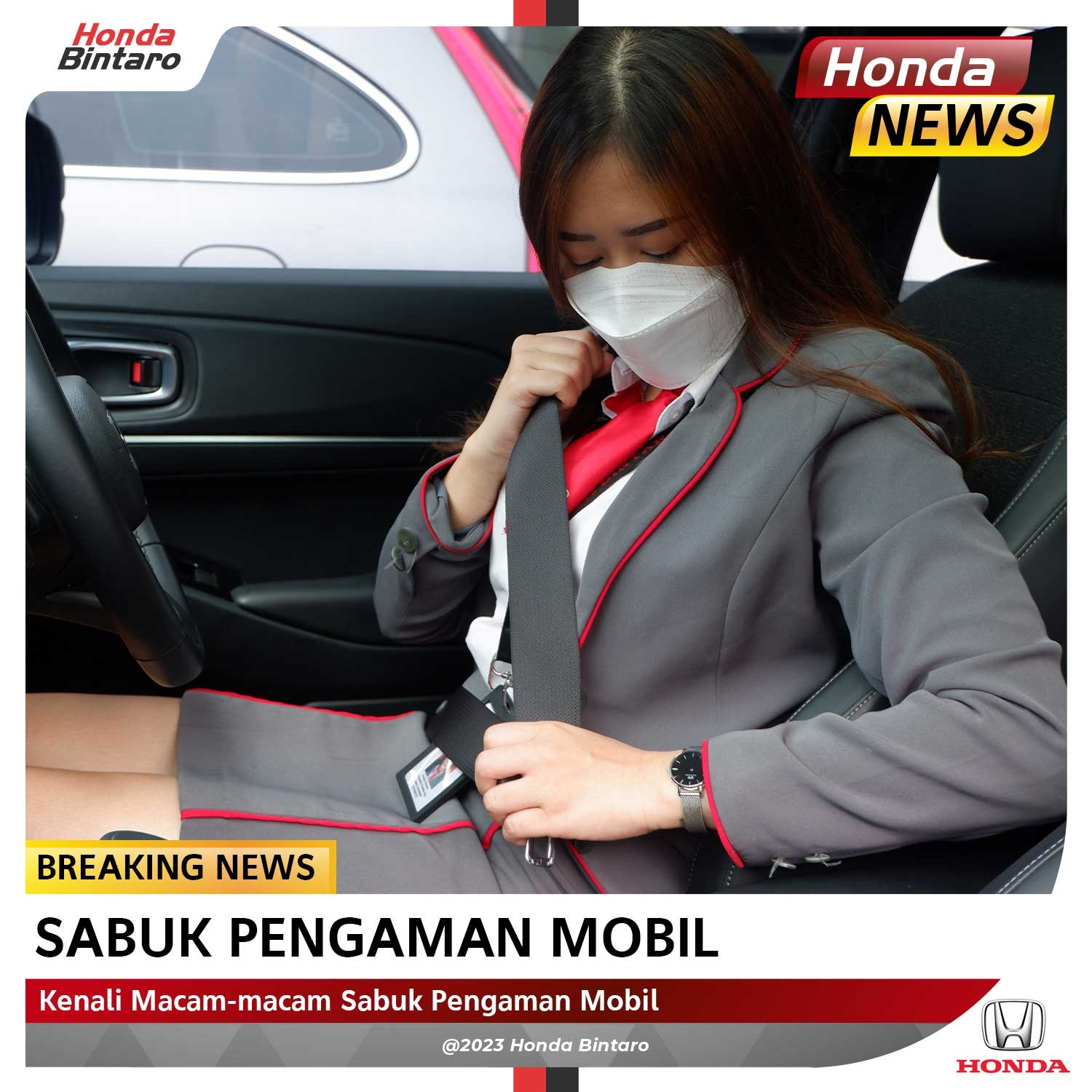 Kenali Jenis Sabuk Pengaman Mobil