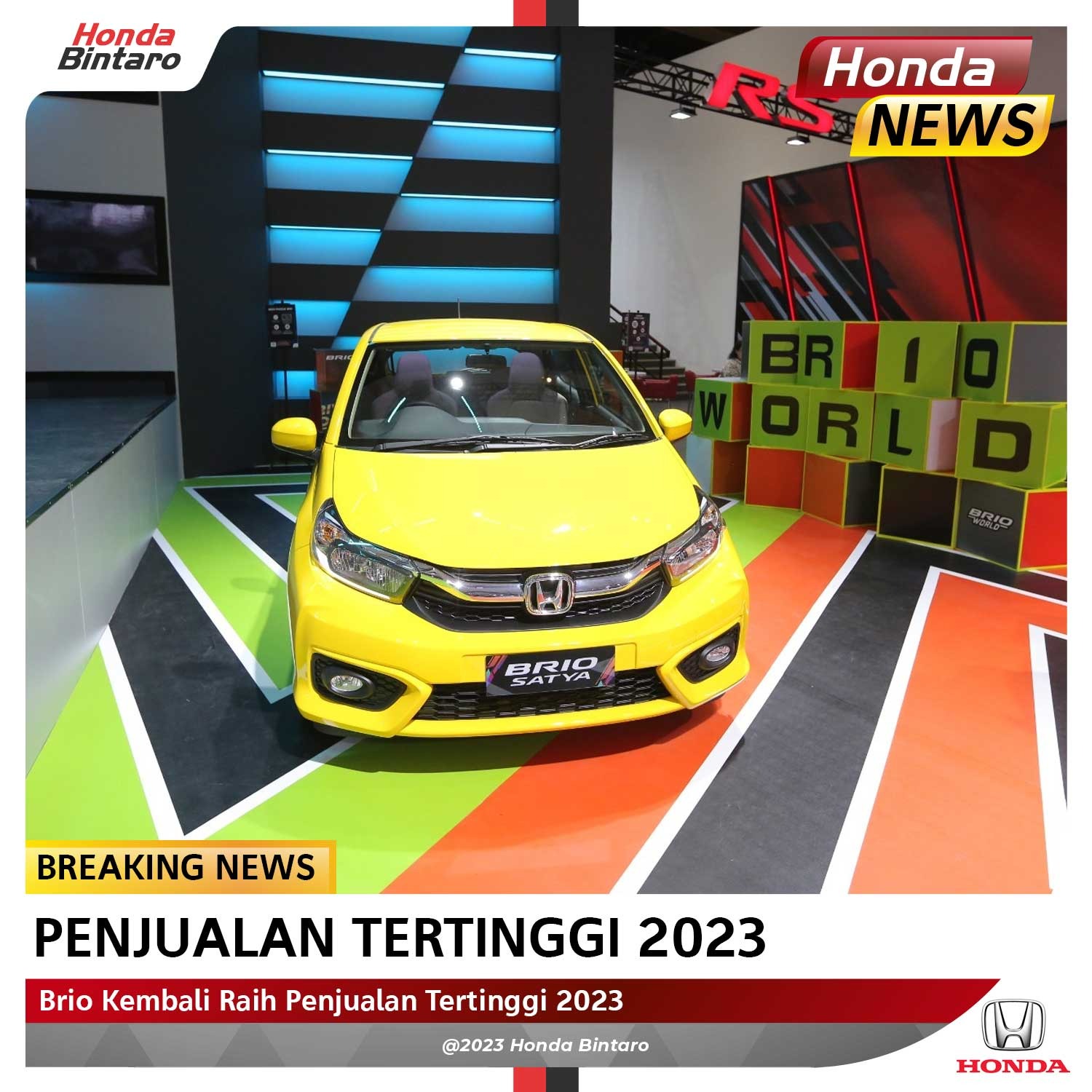 Brio Raih Penjualan Tertinggi di Januari 2023