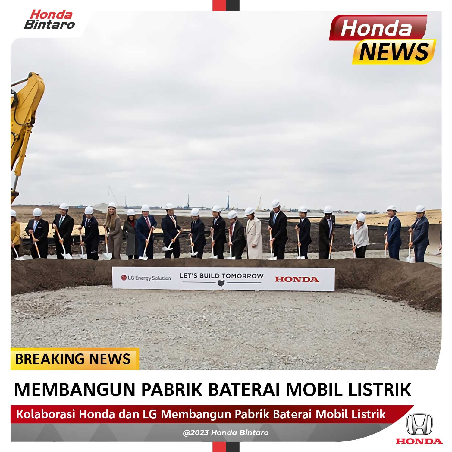 Kolaborasi-Honda-LG Kolaborasi Honda dan LG Membangun Pabrik Baterai Mobil Listrik