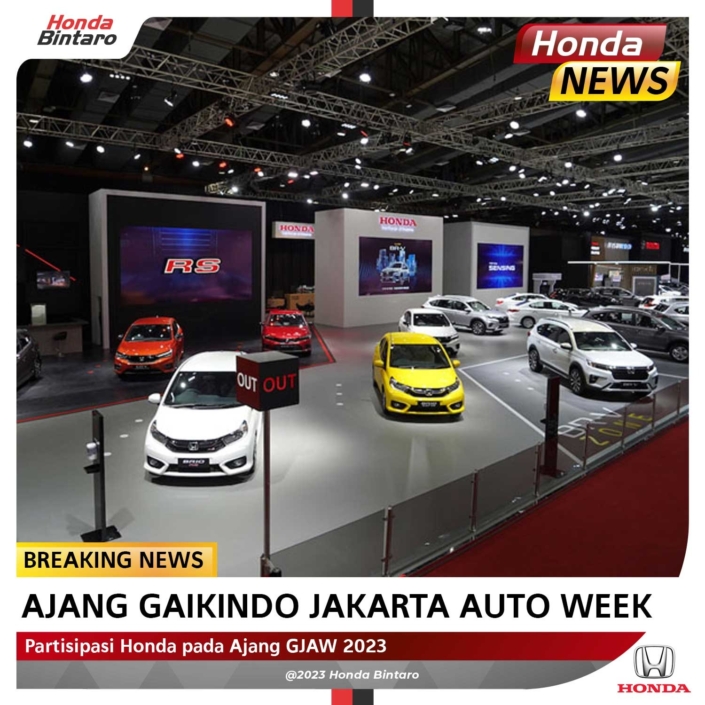 Honda-GAIKINDO Partisipasi Honda pada Ajang GJAW 2023