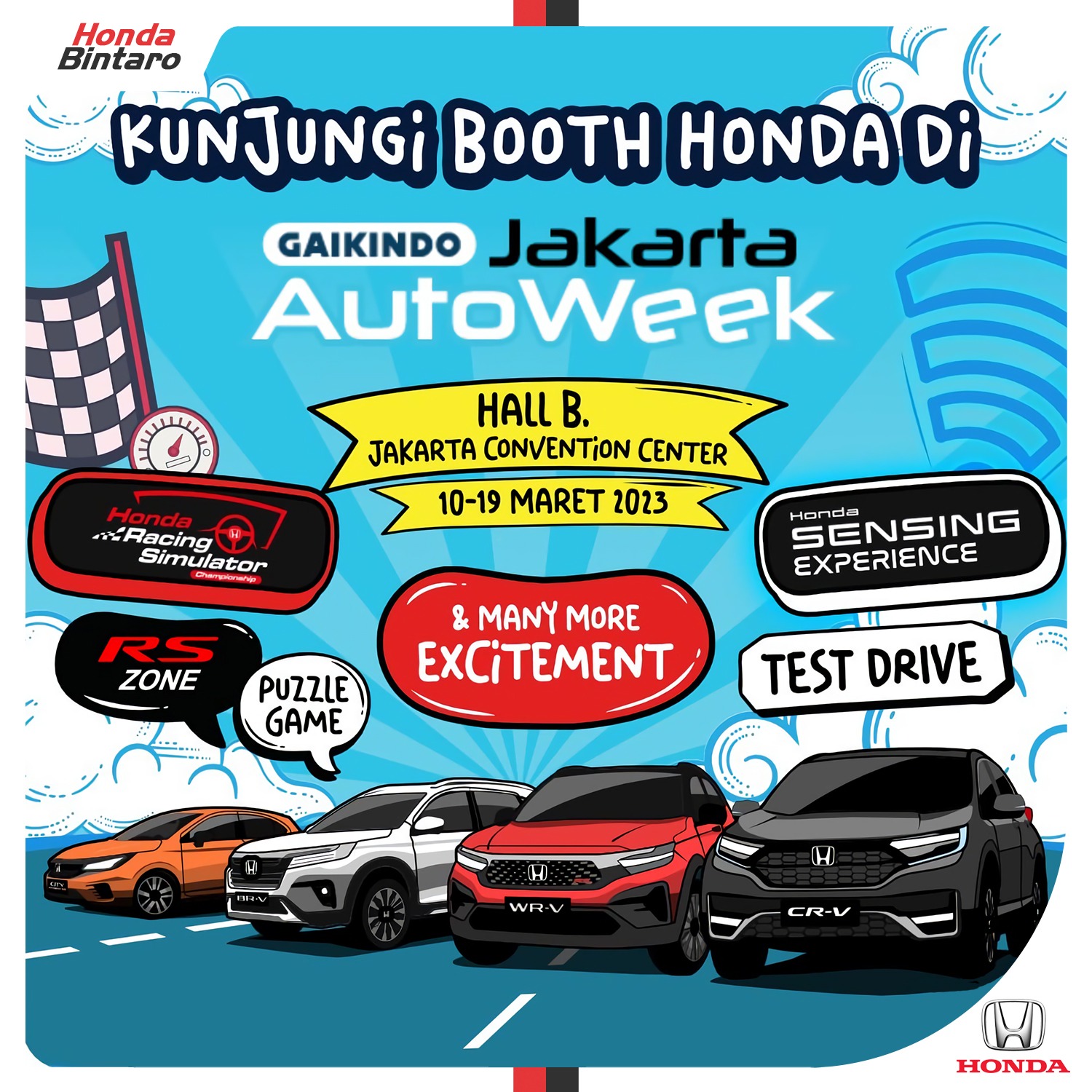 Program Rejeki Beli Honda di Ajang GJAW 2023