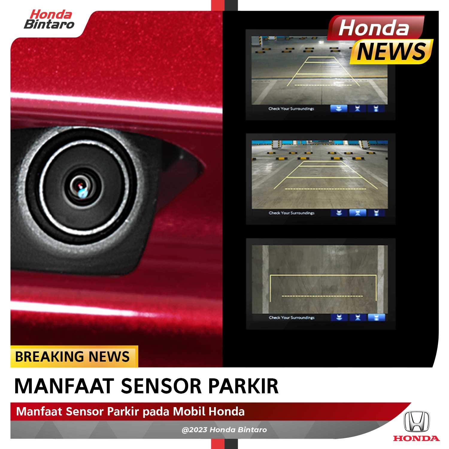 Manfaat Sensor Parkir pada Mobil Honda