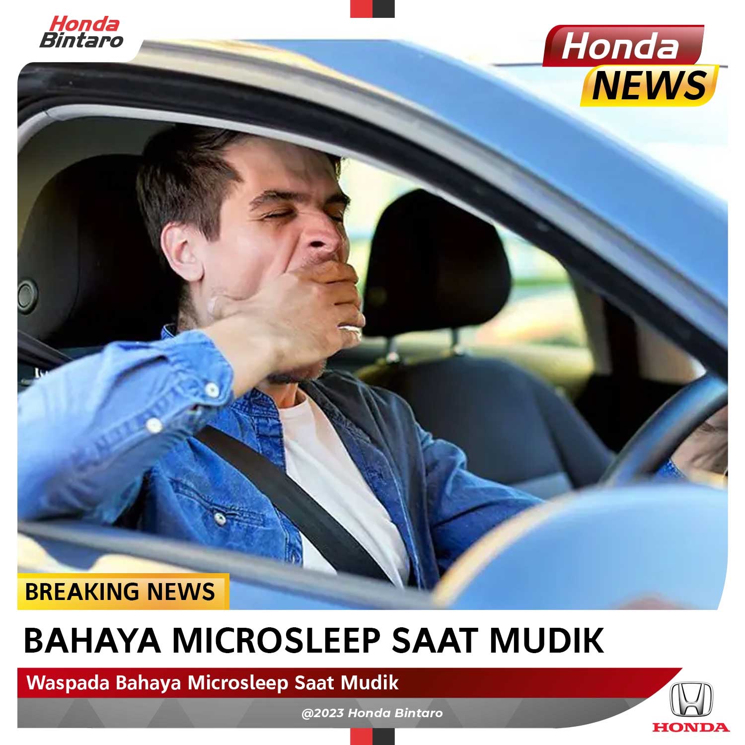 Waspada Bahaya Microsleep Saat Mudik