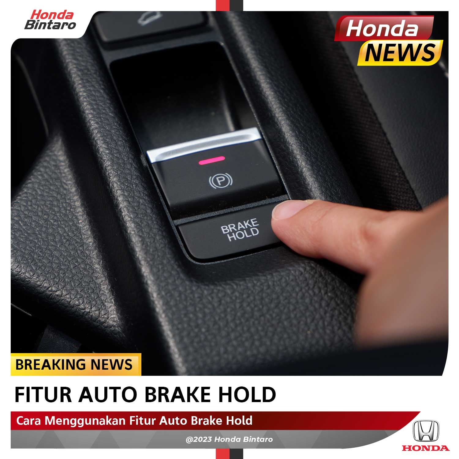 Cara Menggunakan Fitur Auto Brake Hold