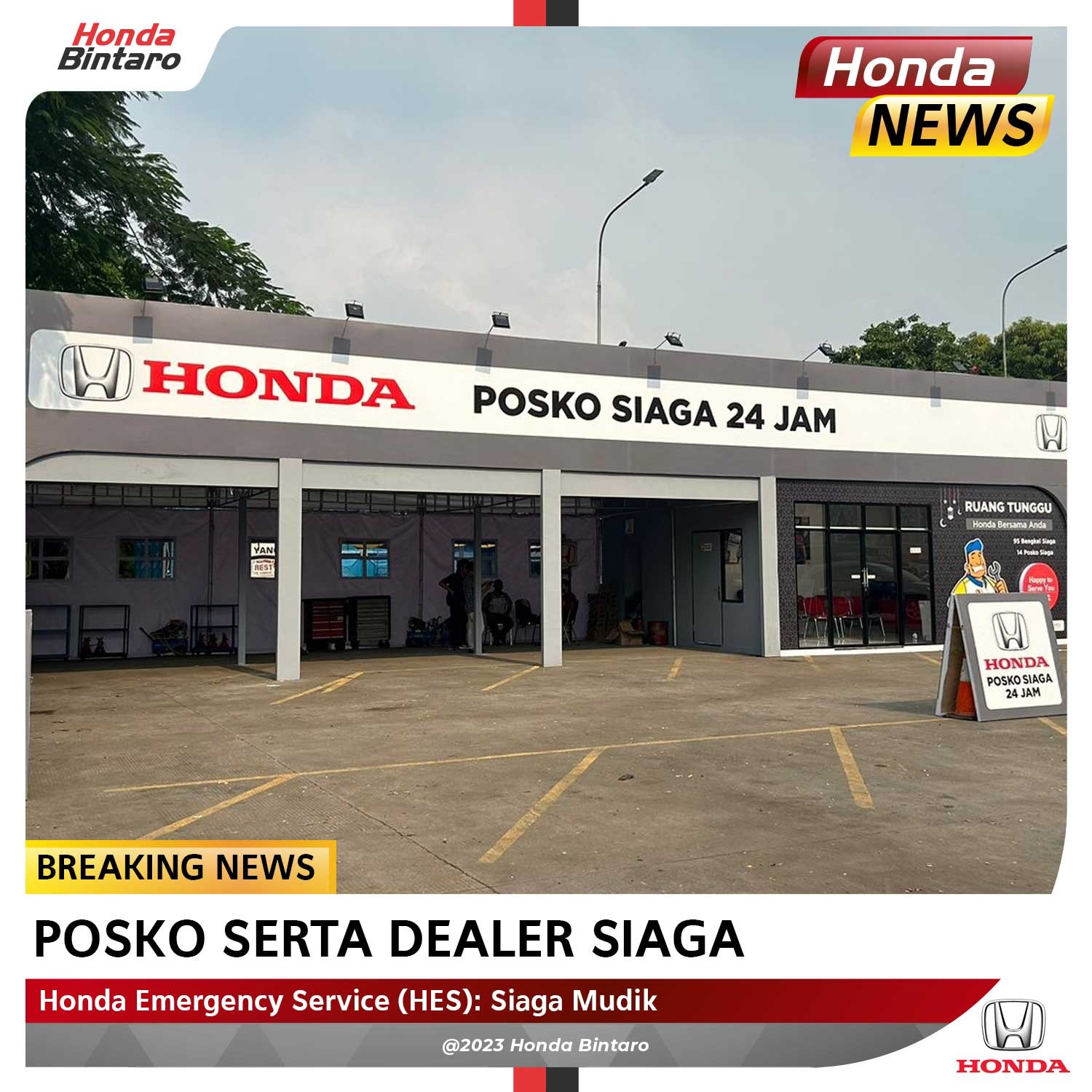 Honda Emergency Service (HES): Siaga Mudik