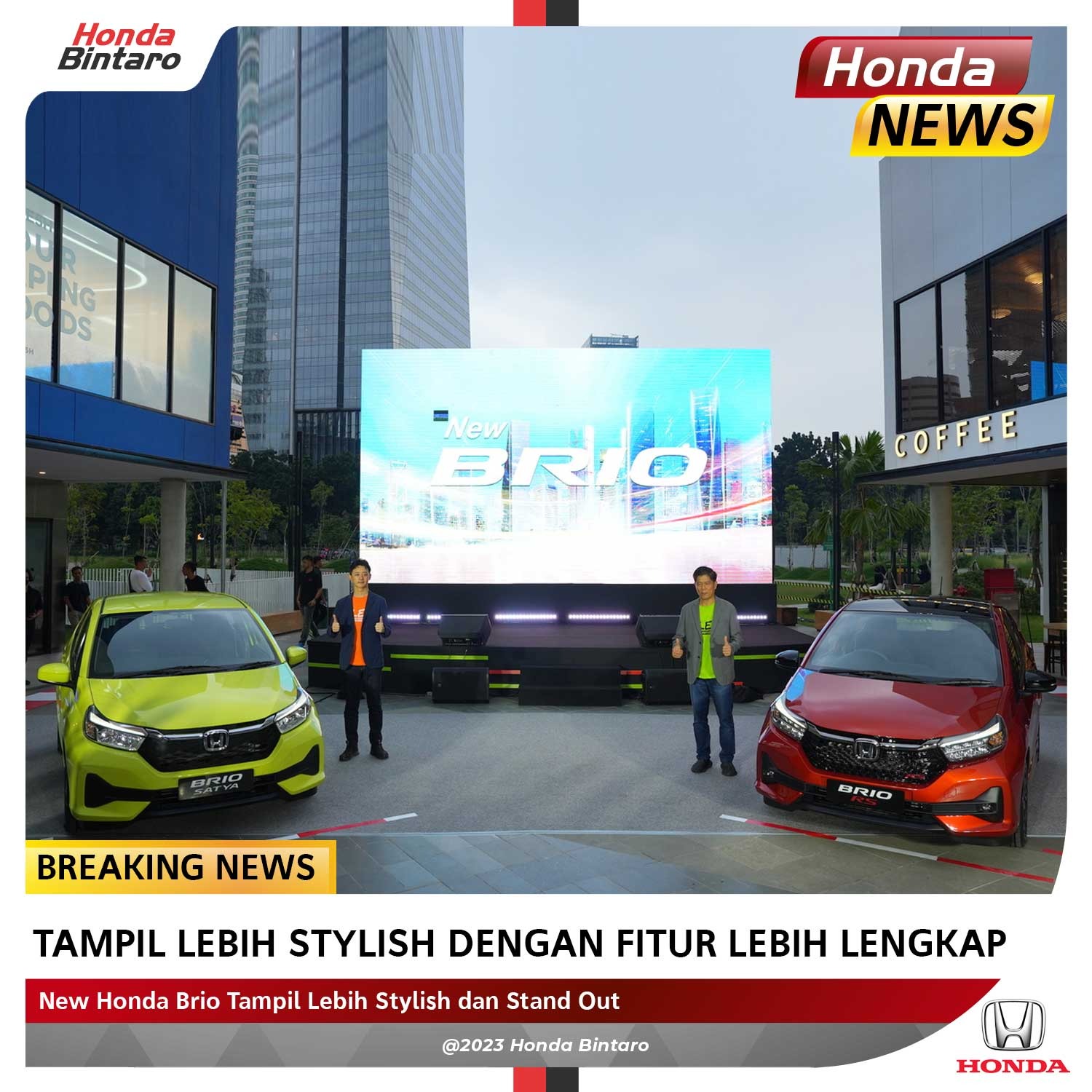 New-Honda-Brio New Honda Brio Tampil Lebih Stylish dan Stand Out