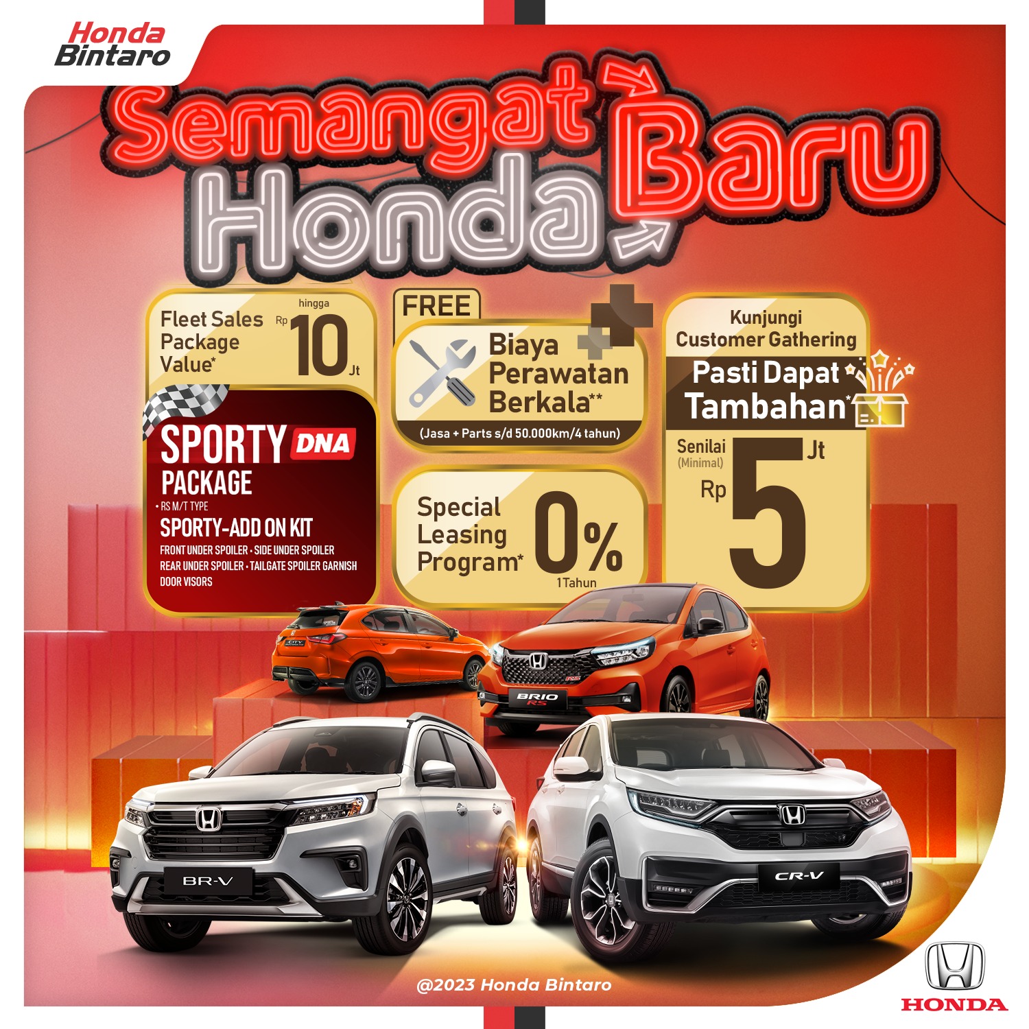 Semangat Baru untuk Sambut Honda Baru!