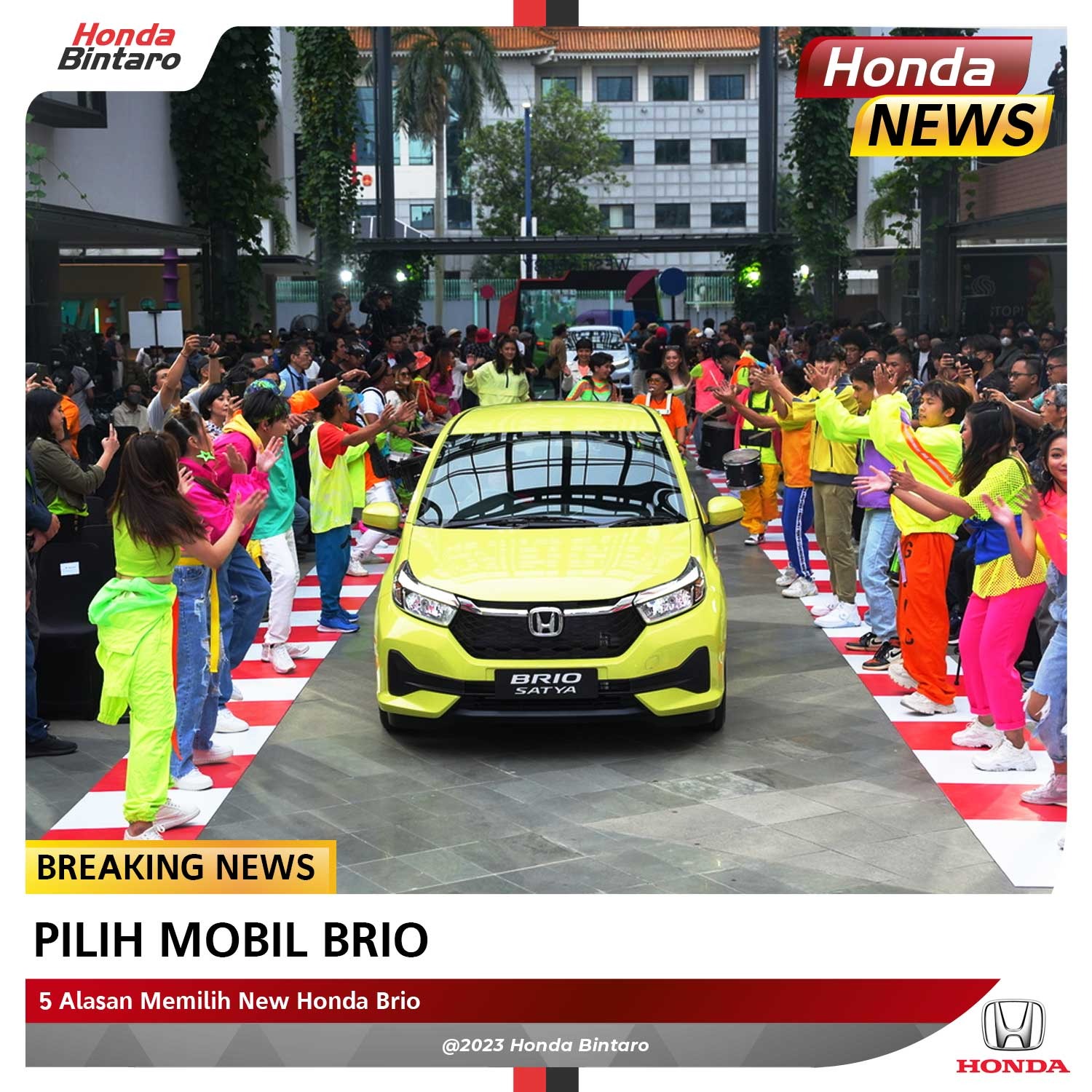 HONDA-BRIO 5 Alasan Memilih New Honda Brio