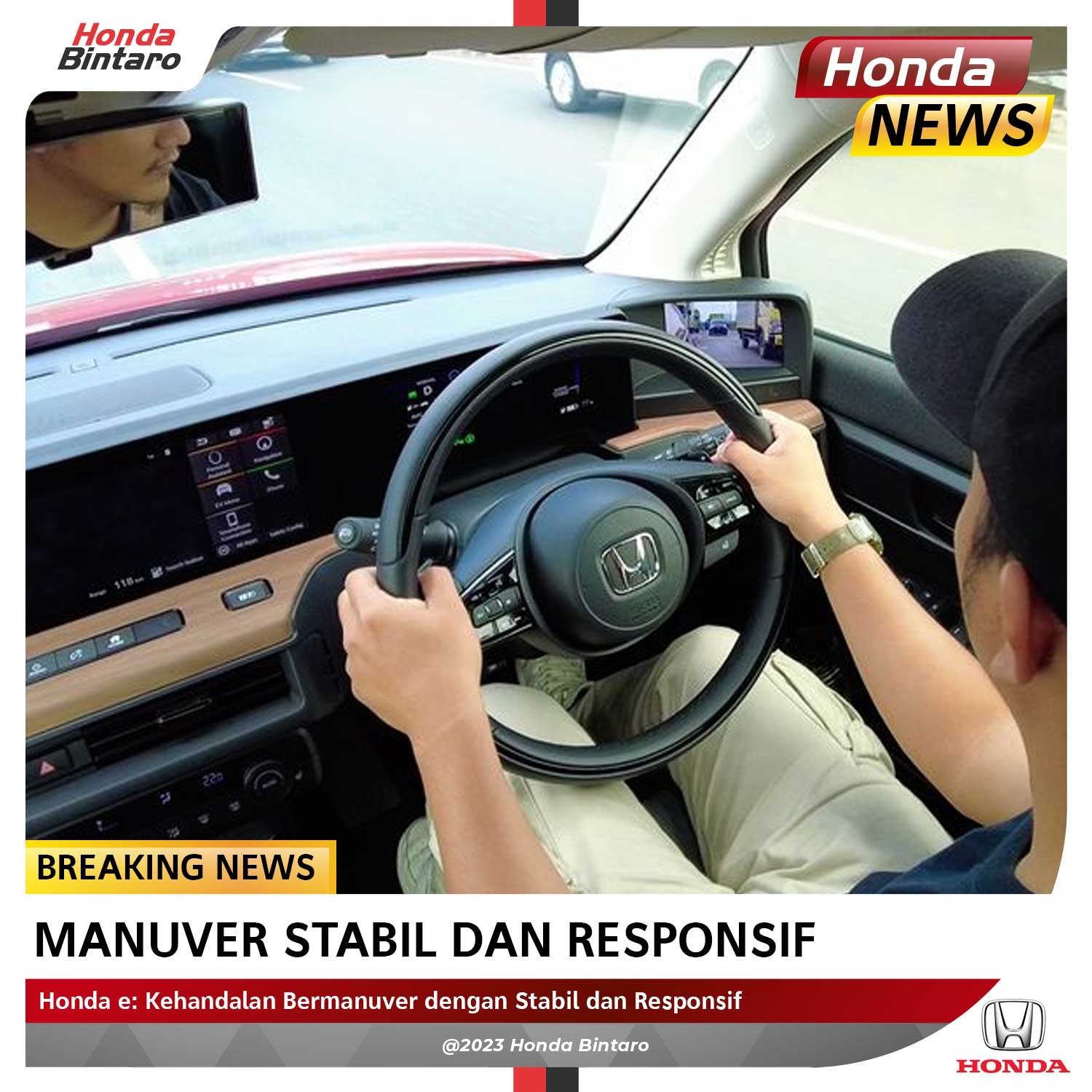 Honda-e- bermanuver-stabil Honda e: Kehandalan Bermanuver dengan Stabil dan Responsif