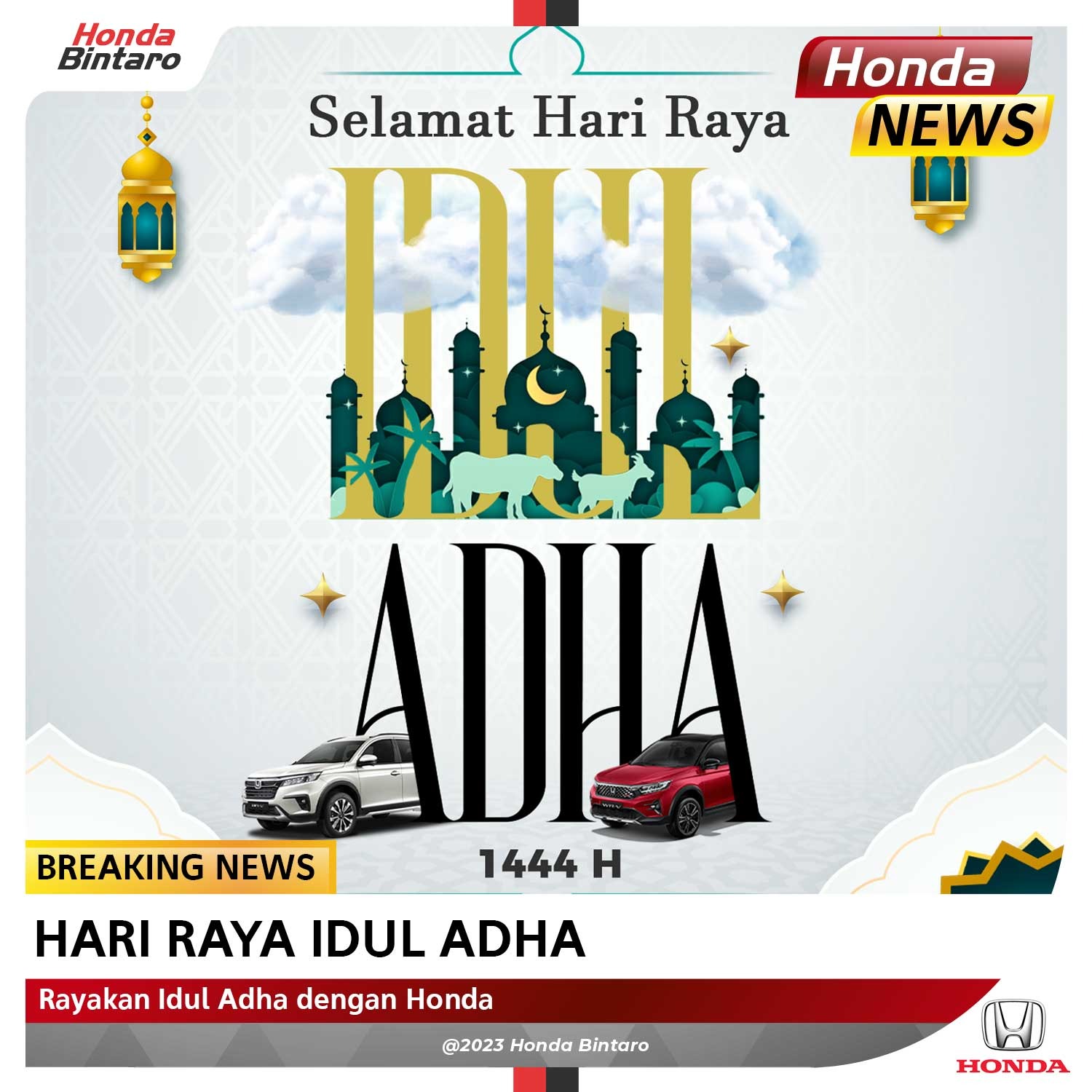 Rayakan Idul Adha dengan Honda
