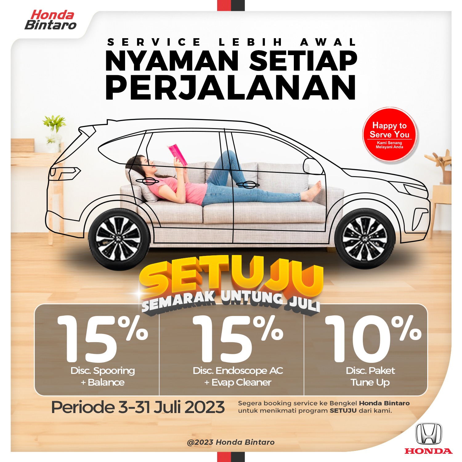 Service Lebih Awal Jadi Lebih Nyaman – Promo Service Juli 2023