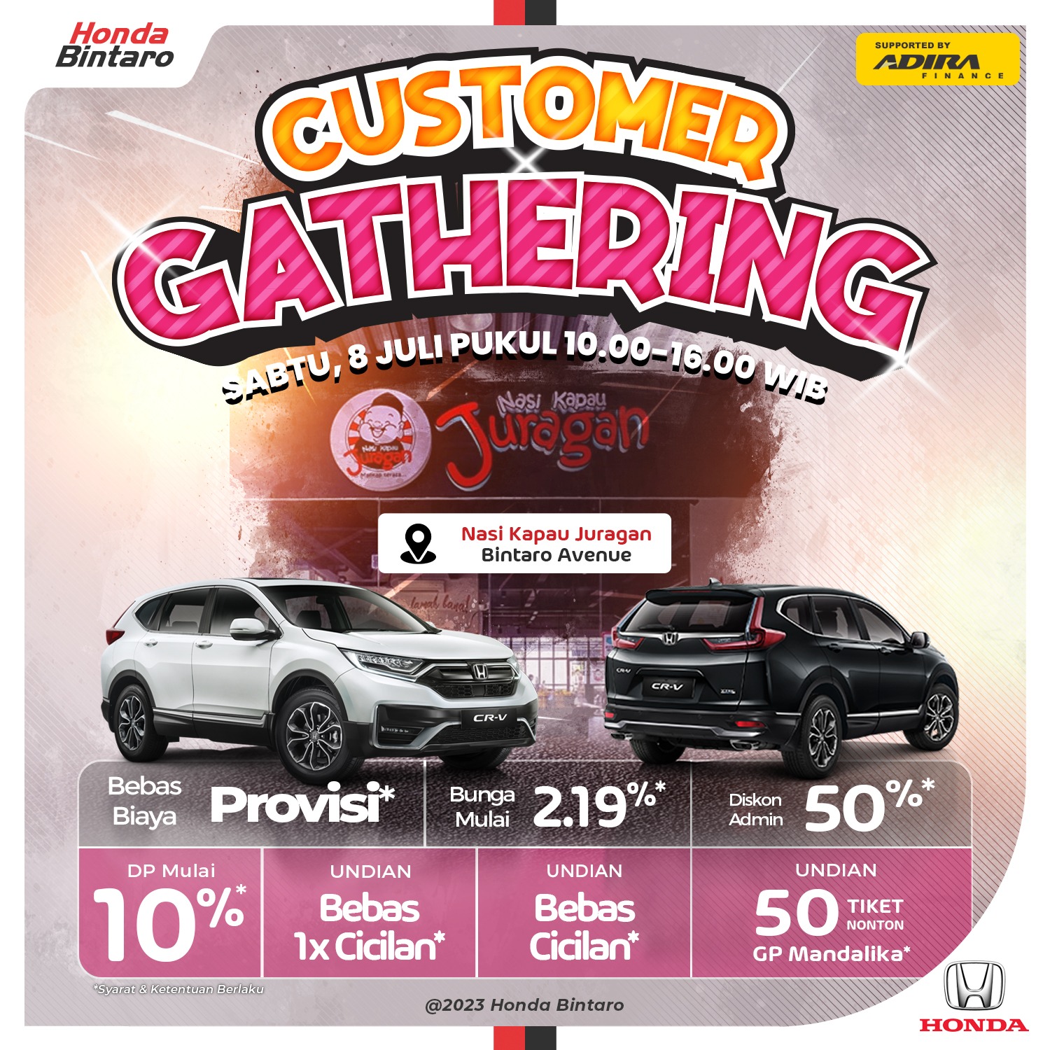 Customer-Gathering Customer Gathering Honda Bintaro - 8 Juli 2023