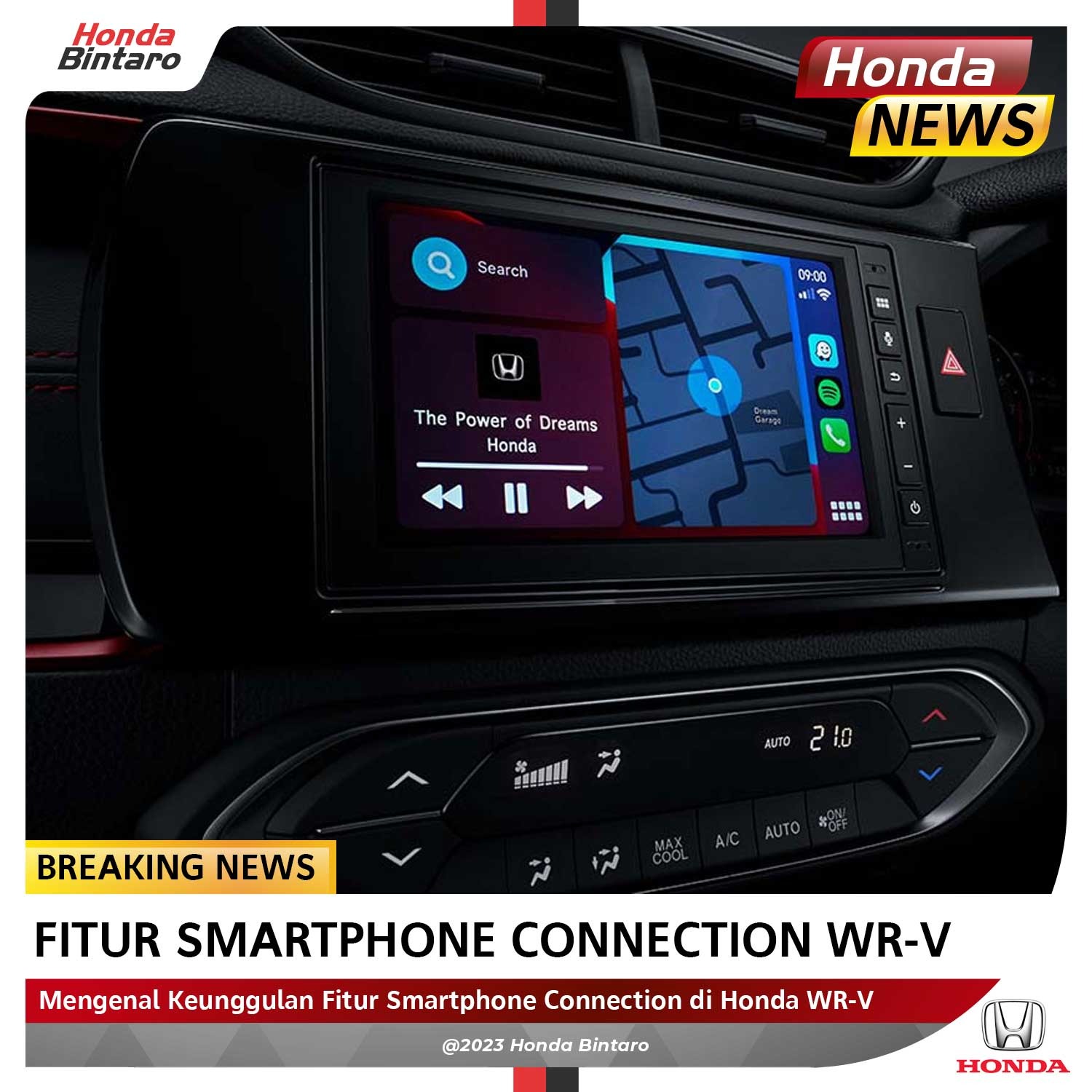 Mengenal Keunggulan Fitur Smartphone Connection di Honda WR-V