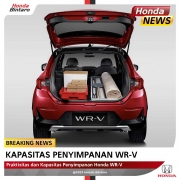 Honda-WRV Praktisitas dan Kapasitas Penyimpanan Honda WR-V