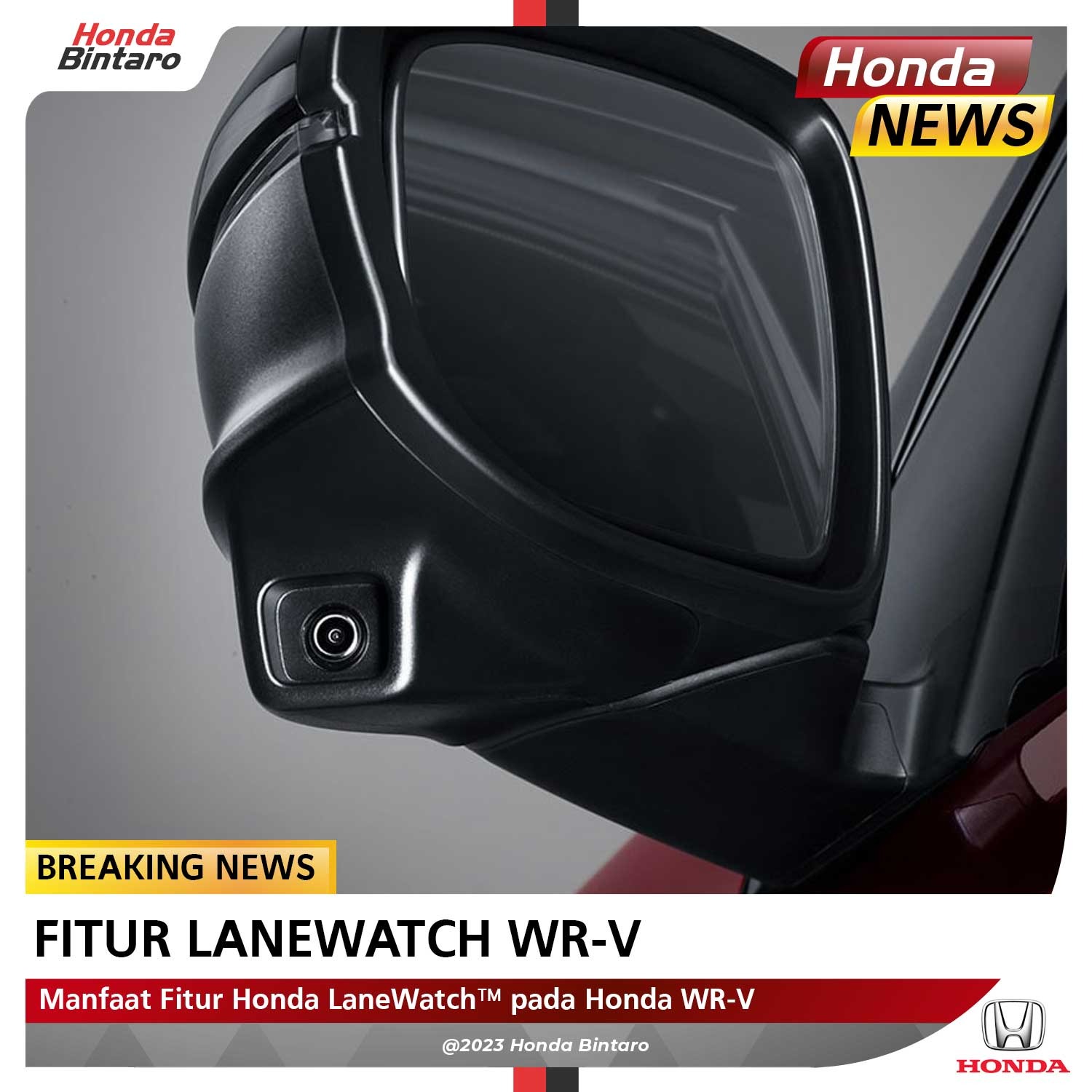 Keuntungan Honda Lane Watch pada Honda WR-V