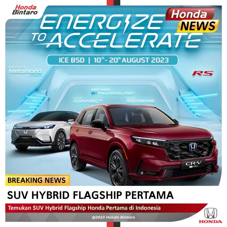 Temukan SUV Hybrid Flagship Honda Pertama di Indonesia - Honda Bintaro