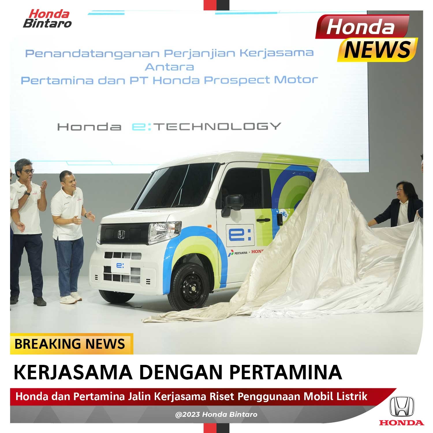 Honda dan Pertamina Jalin Kerjasama Riset