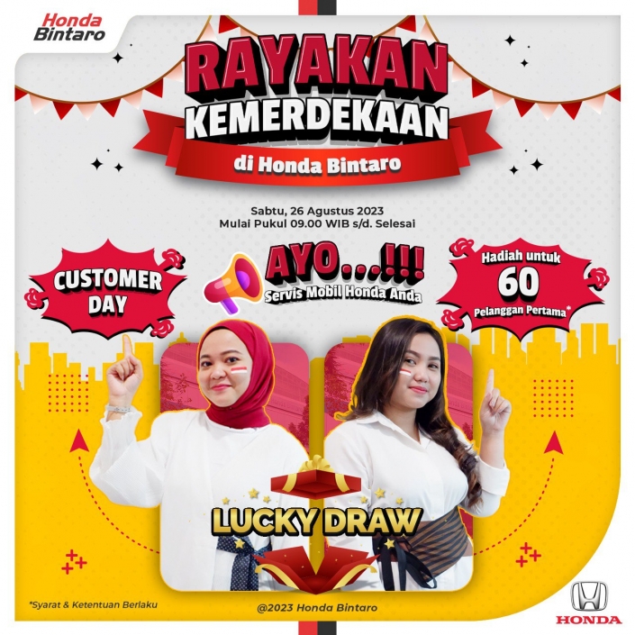 Rayakan Kemerdekaan di Honda Bintaro