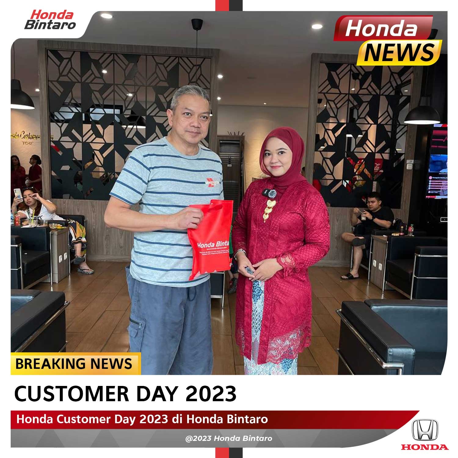 Customer-day Honda Customer Day 2023 di Honda Bintaro