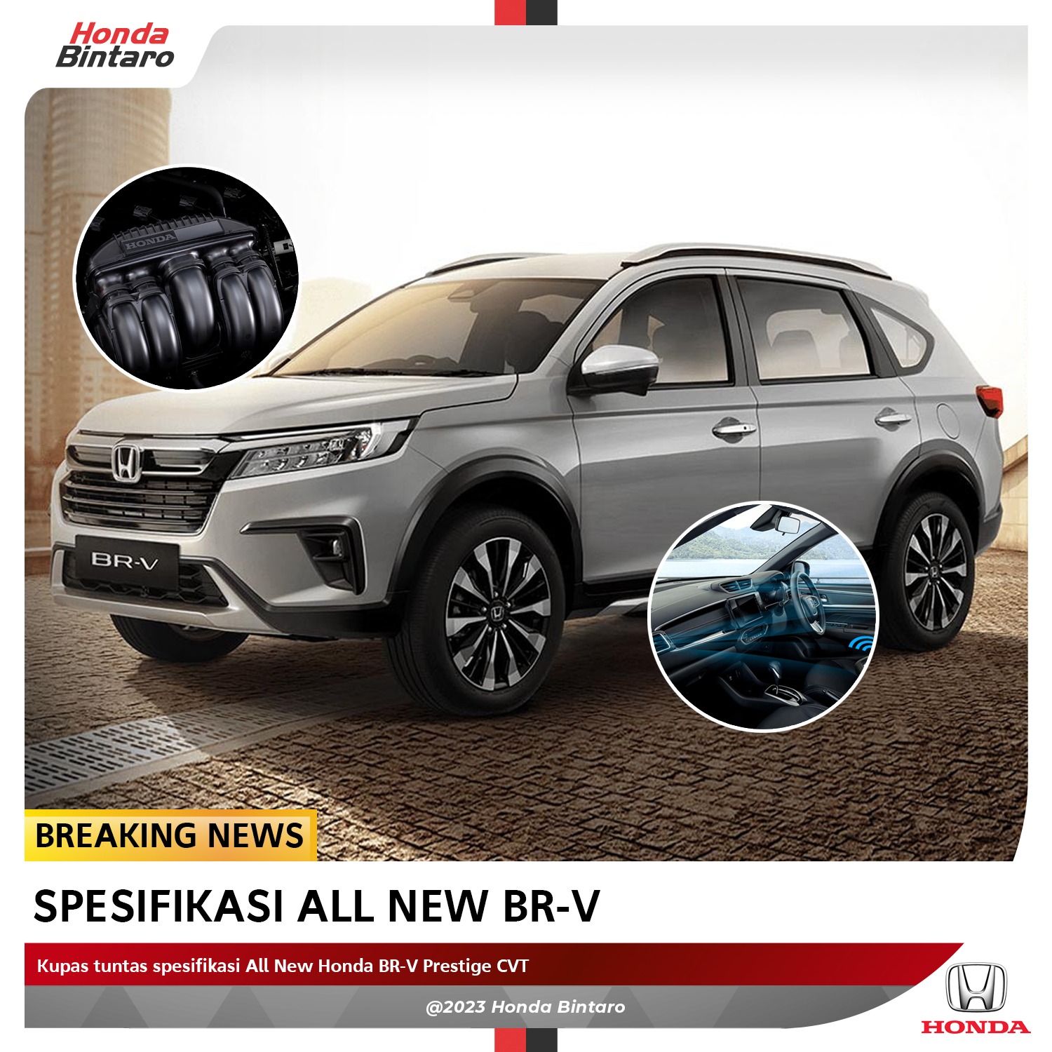 Spesifikasi All New Honda BR-V Prestige CVT