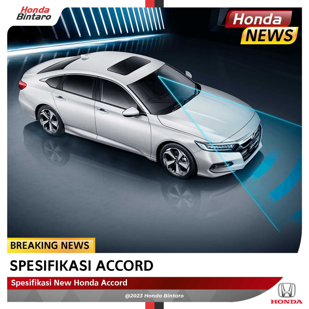 Spesifikasi New Honda Accord - Honda Bintaro