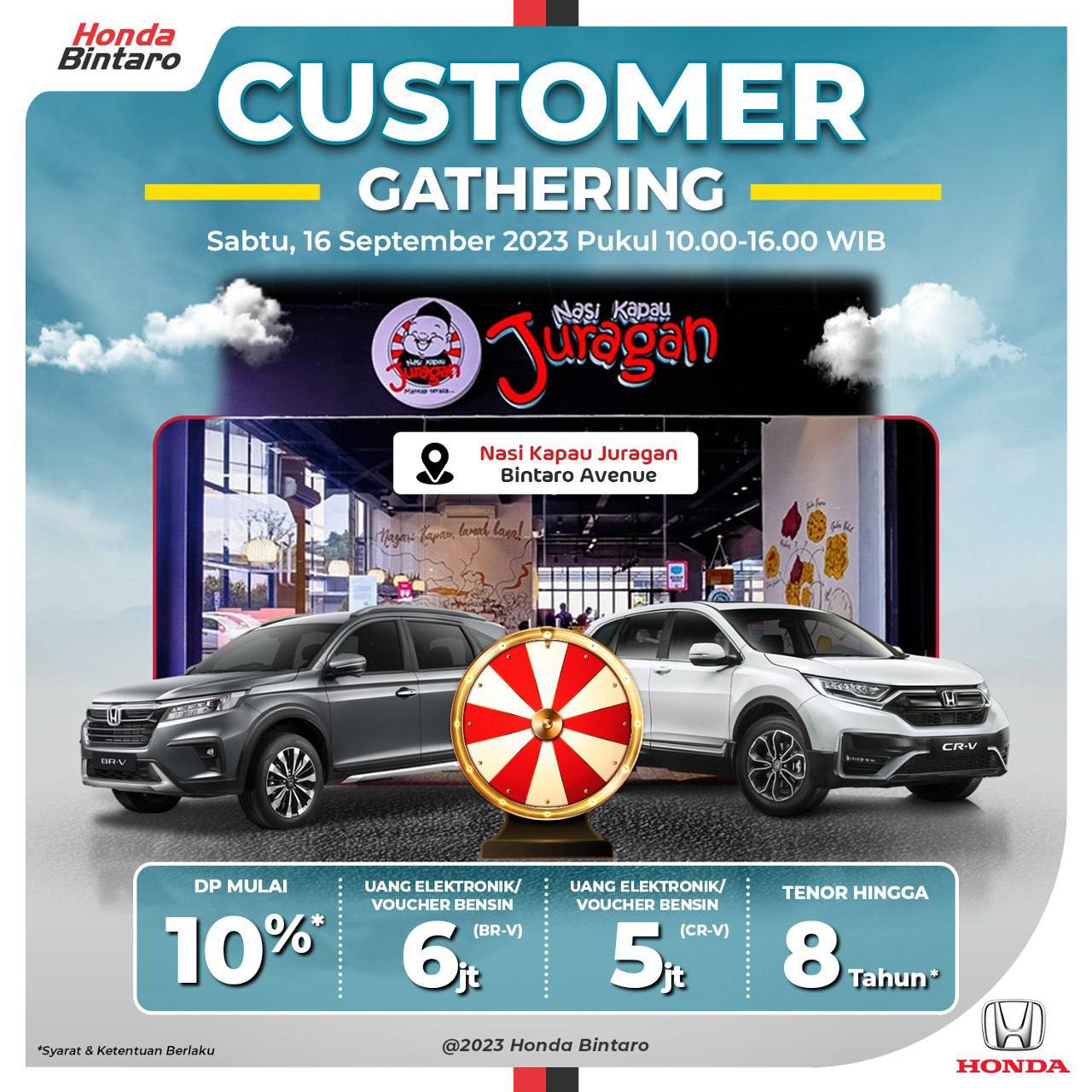 Customer Gathering Honda Bintaro - 16 September 2023