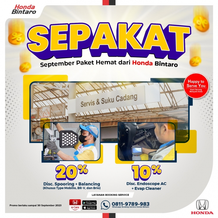 SEPAKAT Service - Promo Service September 2023