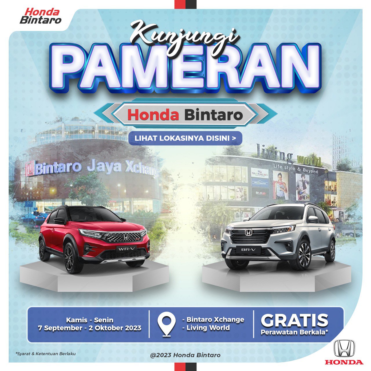 Pameran Honda Bintaro – September 2023