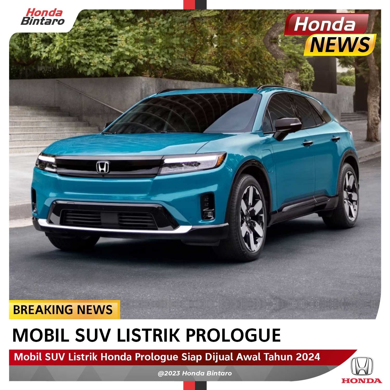 Honda Prologue Siap Dijual Awal Tahun 2024