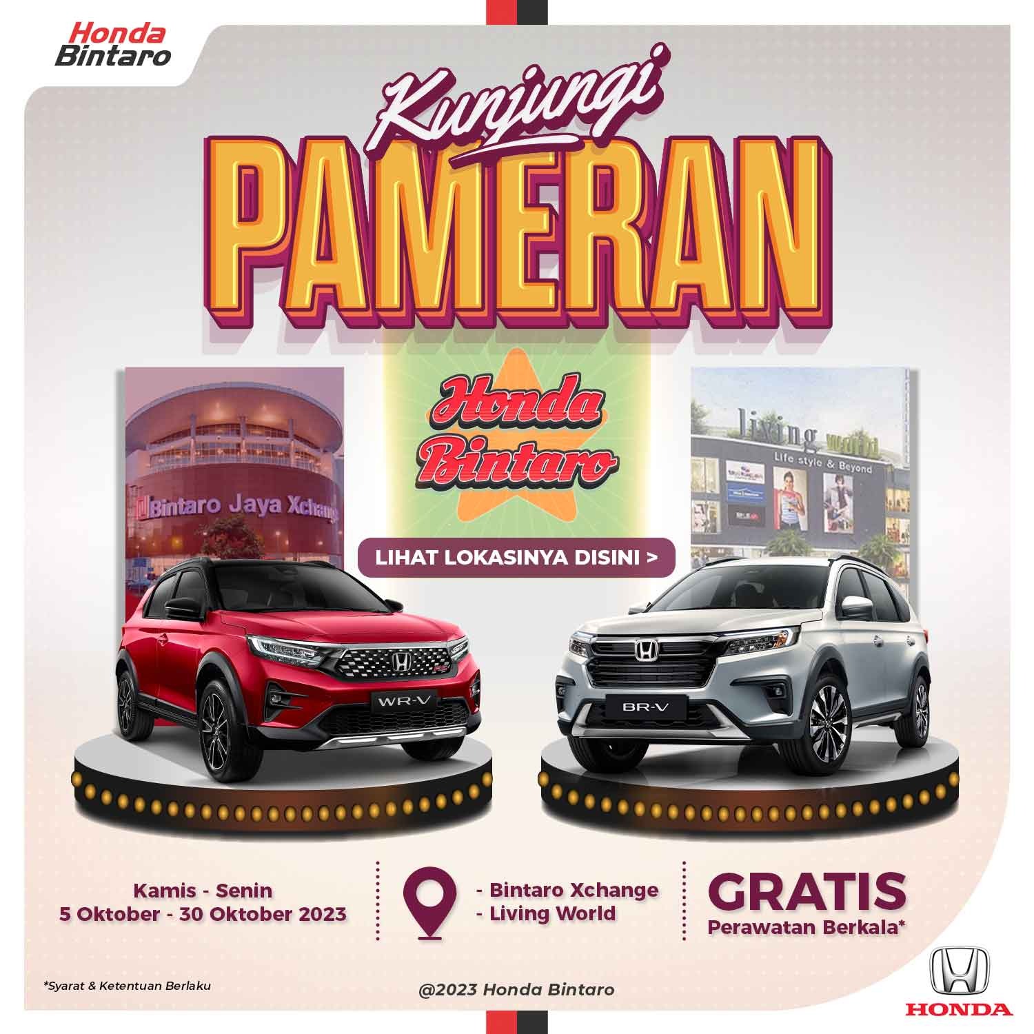 Pameran-Honda-Bintaro-2023 Pameran Honda Bintaro Oktober 2023
