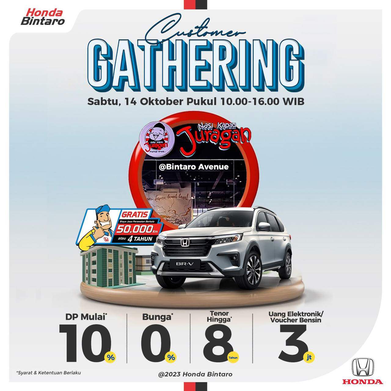 Customer Gathering Honda Bintaro - 14 Oktober 2023