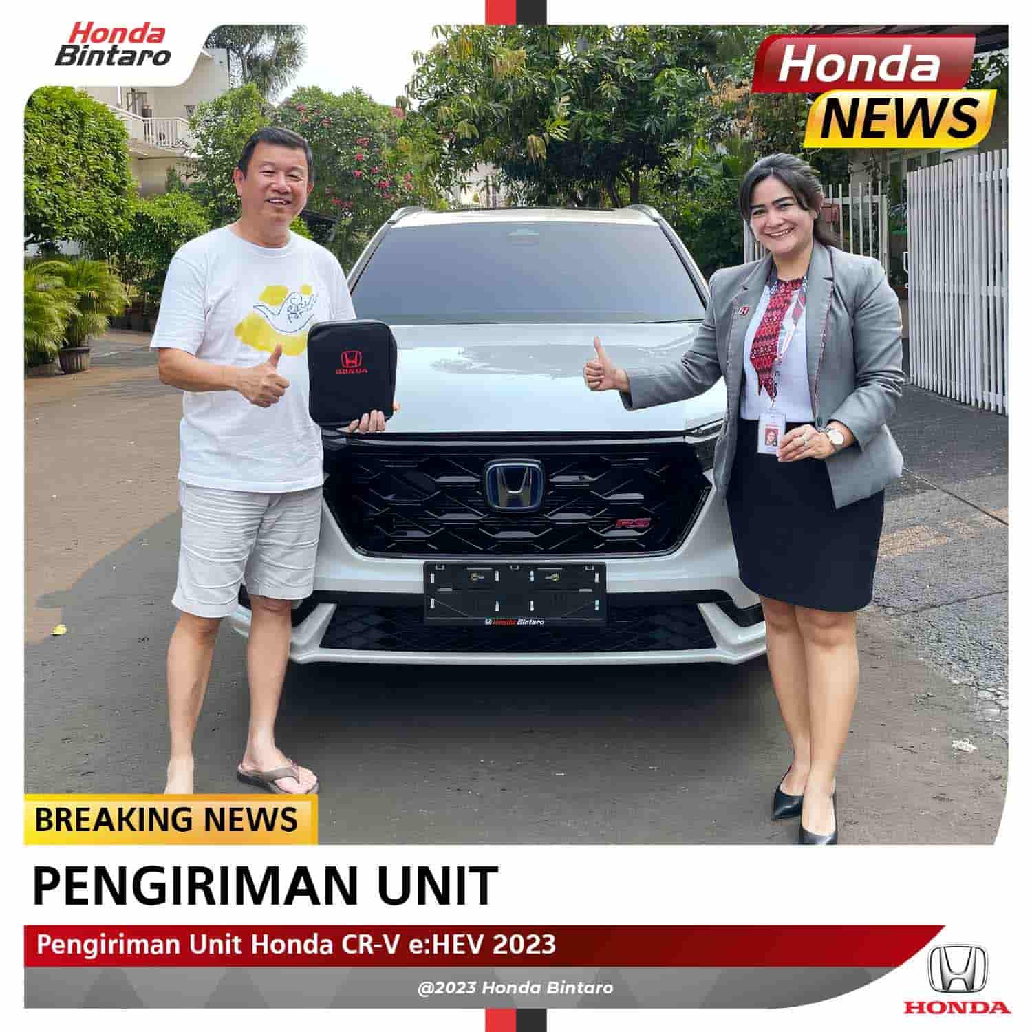 Pengiriman Unit Honda CR-V e:HEV 2023