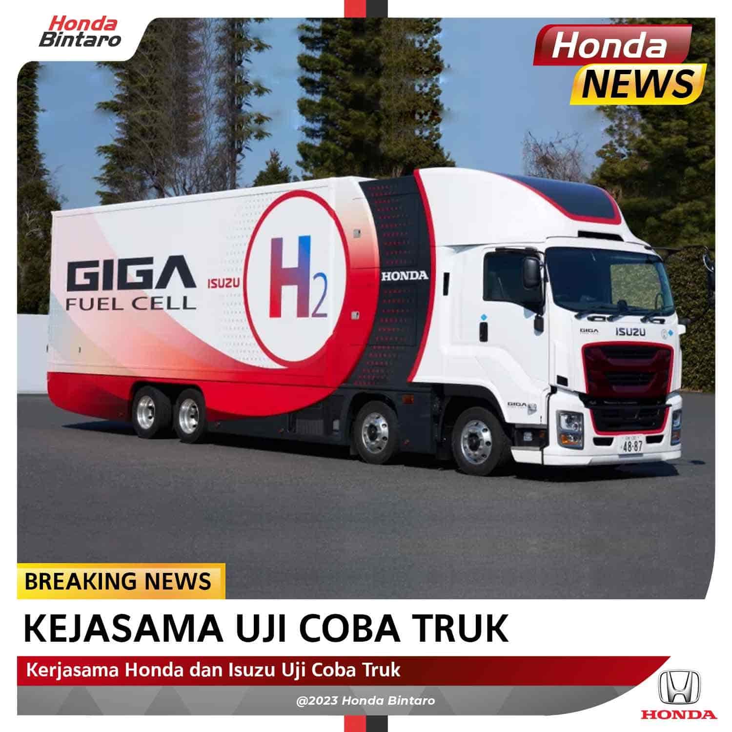 Kerjasama-Honda-dan-Isuzu Kerjasama Honda dan Isuzu Uji Coba Truk