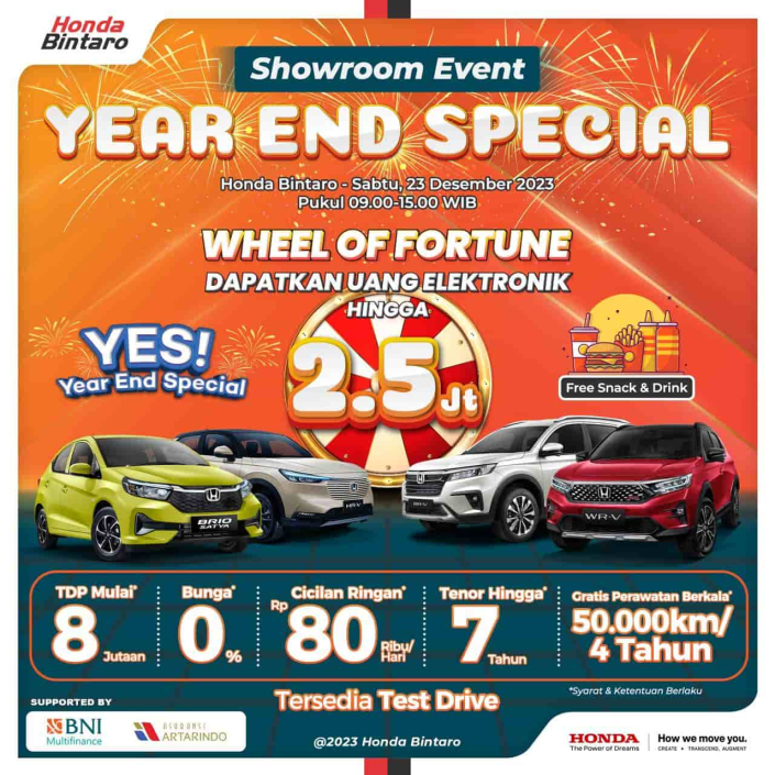 Showroom Event Year End Special - 23 Desember 2023