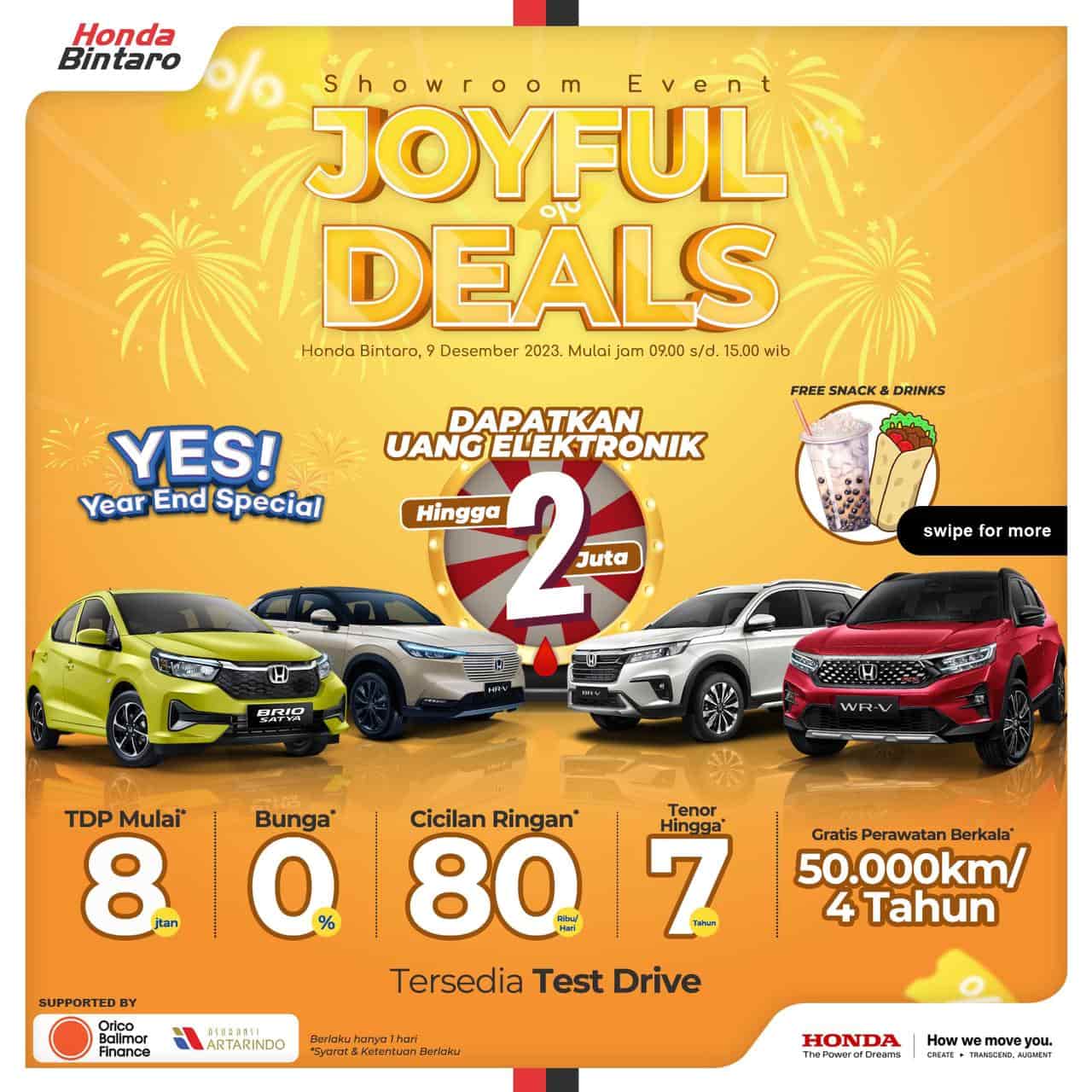 showroom-event-joyful-deals Showroom Event Joyful Deals at Honda Bintaro