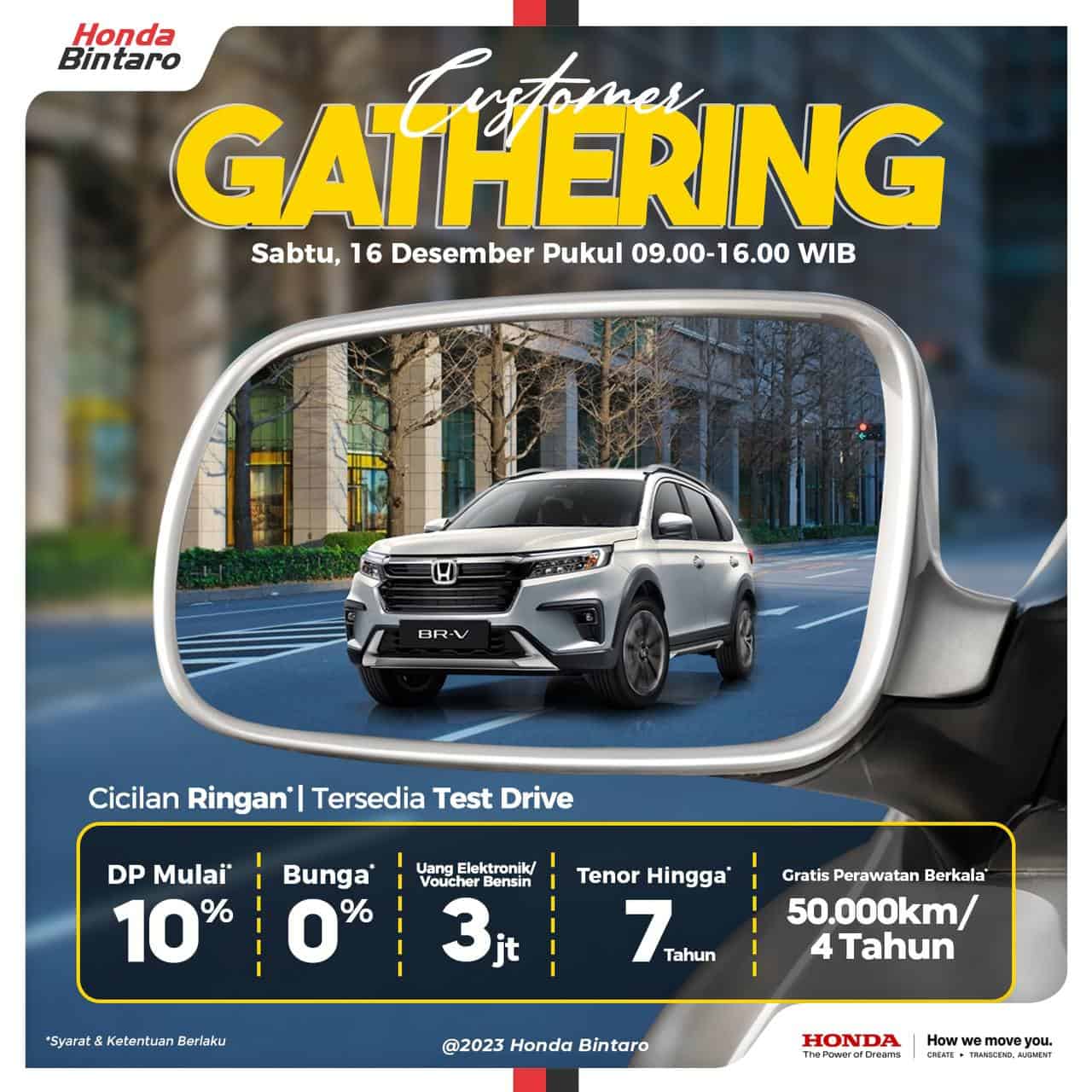 Customer Gathering Honda Bintaro – 16 Desember 2023