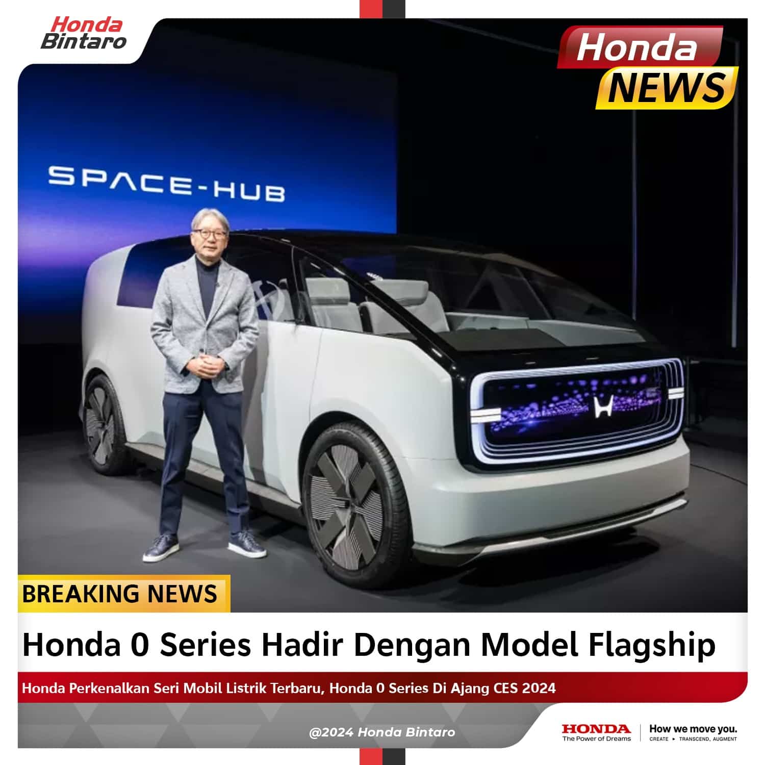Honda 0 Series Hadir dengan Model Flagship