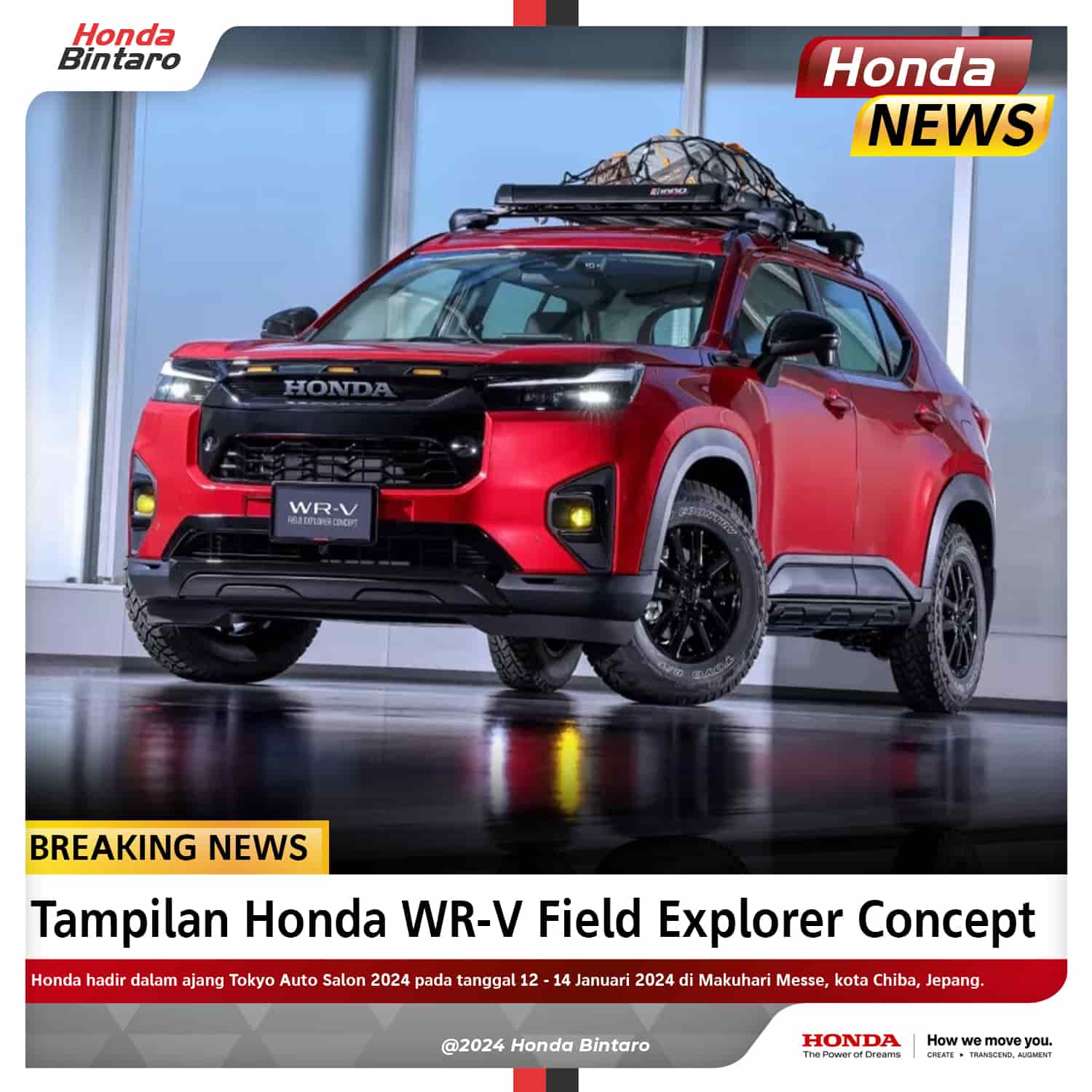 Tampilan Honda WR-V Field Explorer Concept