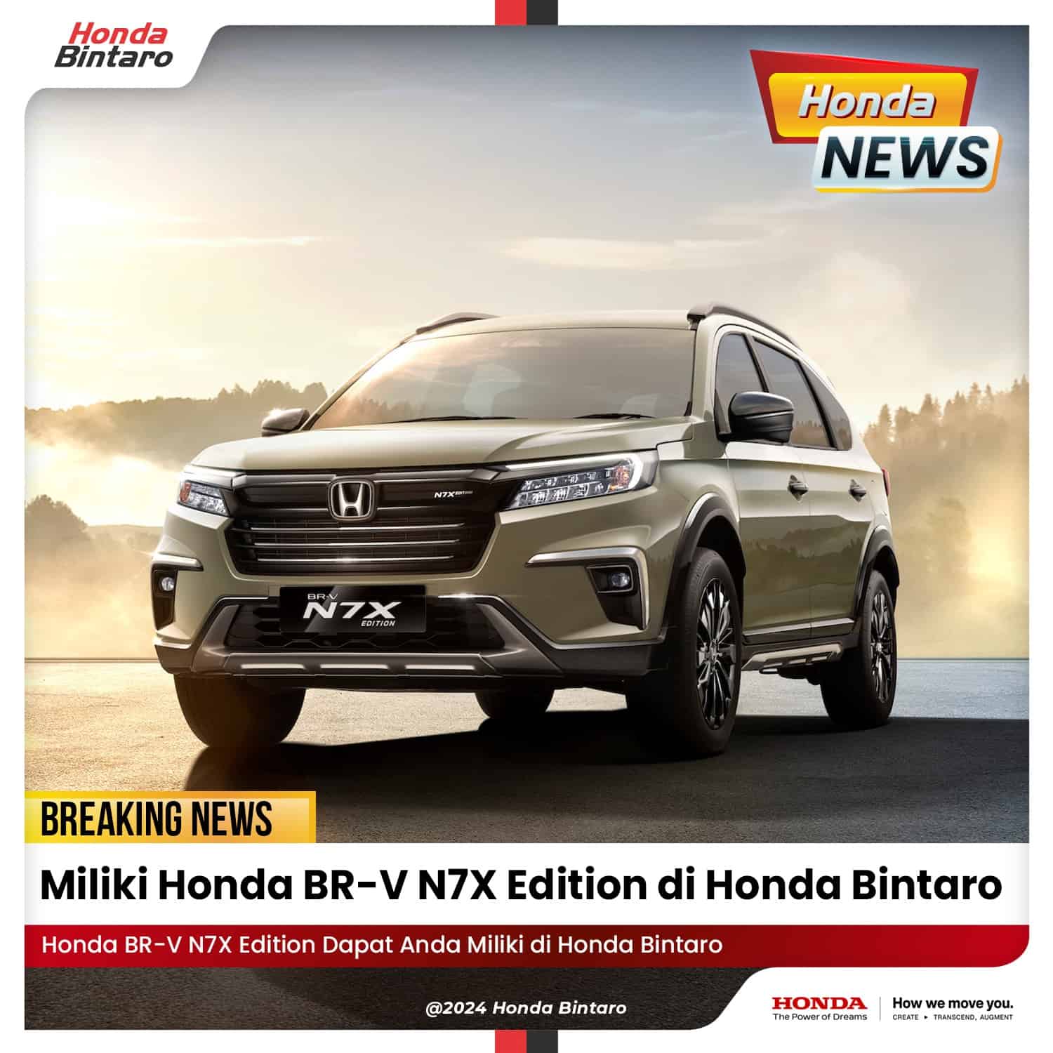 Miliki Honda BR-V N7X Edition di Honda Bintaro