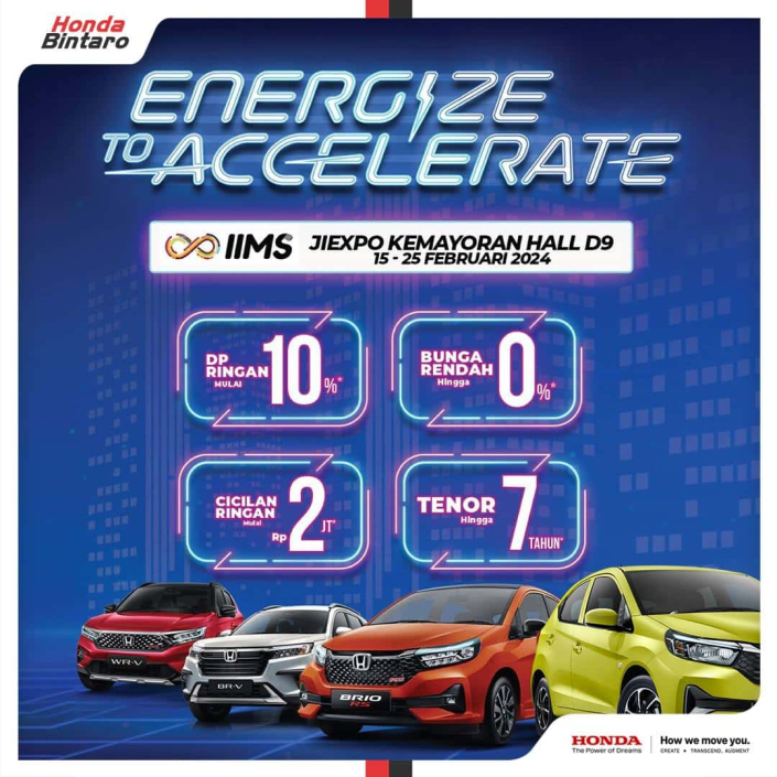 Program Energize to Accelerate Honda IIMS 2024