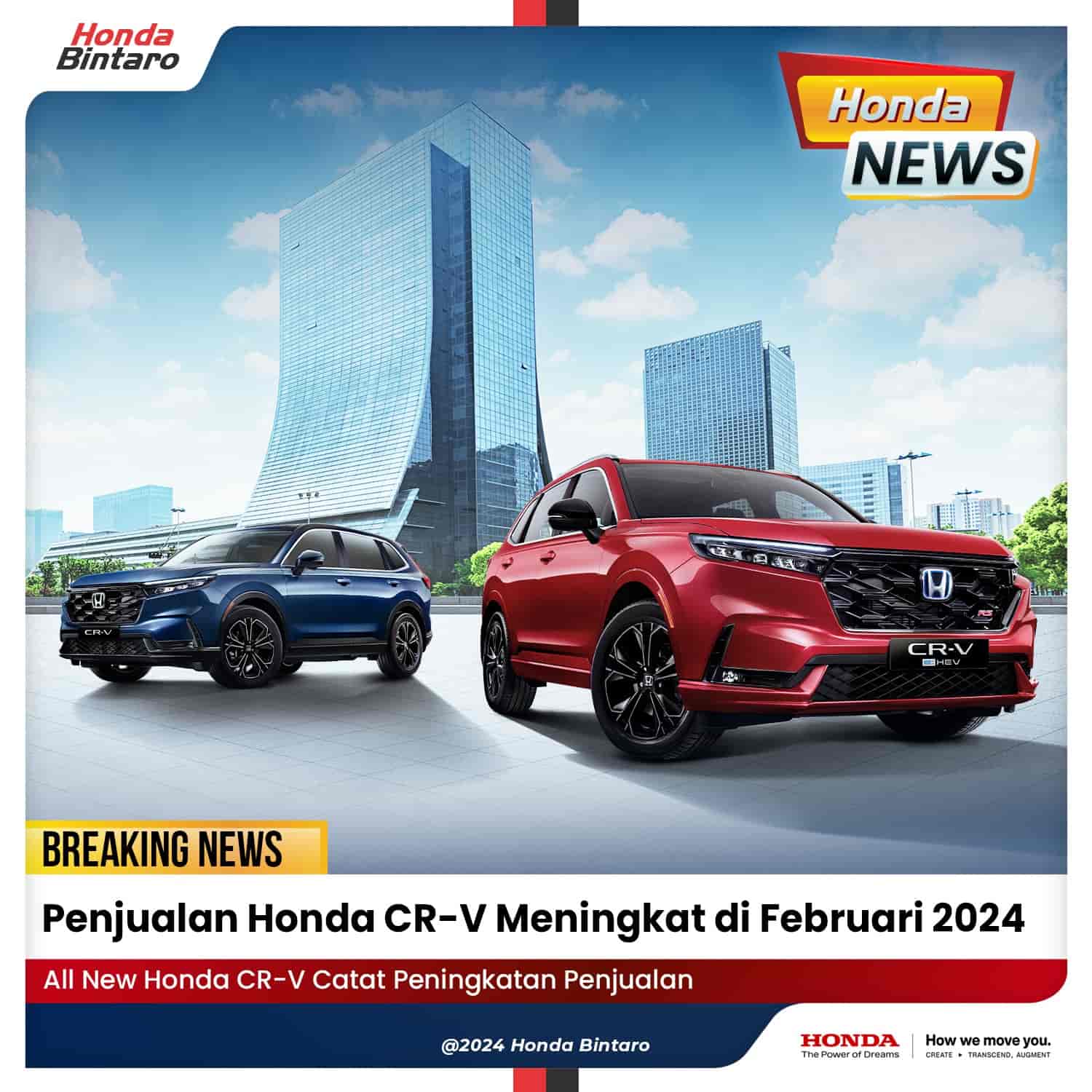 Penjualan Honda CR-V Meningkat di Februari 2024