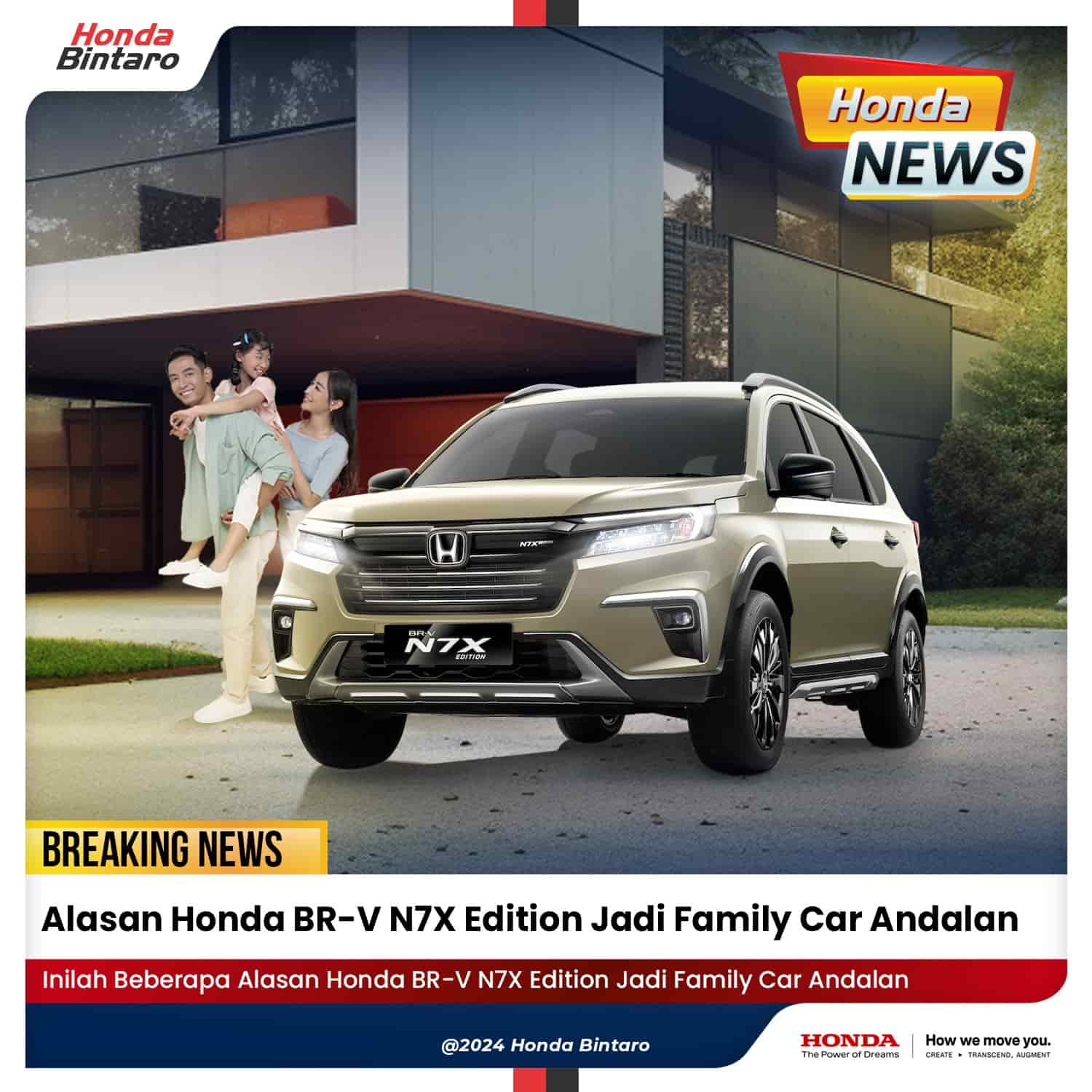 Alasan Honda BR-V N7X Edition Jadi Family Car Andalan