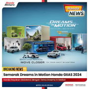 Honda Rayakan Eksistensi Melaui Tema “Dreams in Motion”