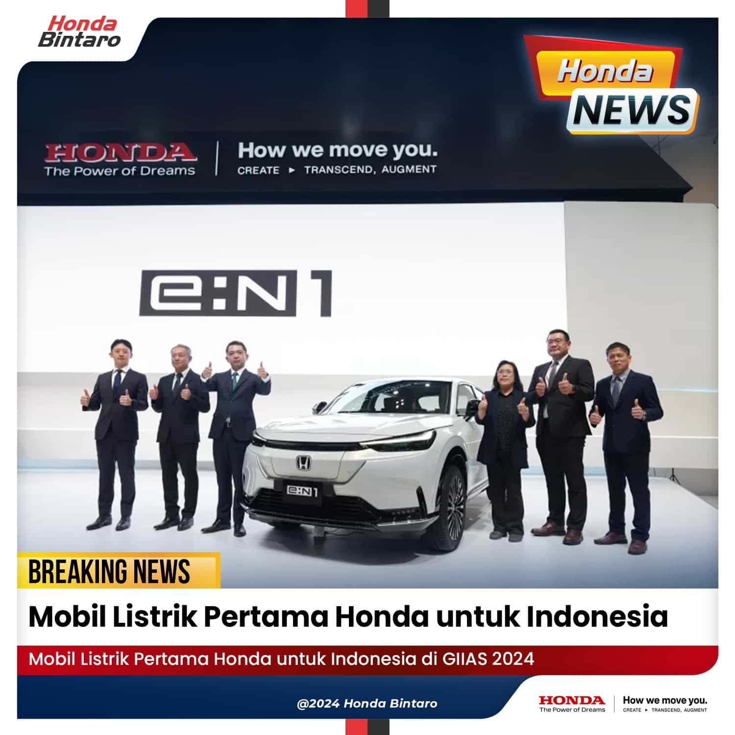 Mobil Listrik Pertama Honda untuk Indonesia Mobil Listrik Pertama Honda untuk Indonesia